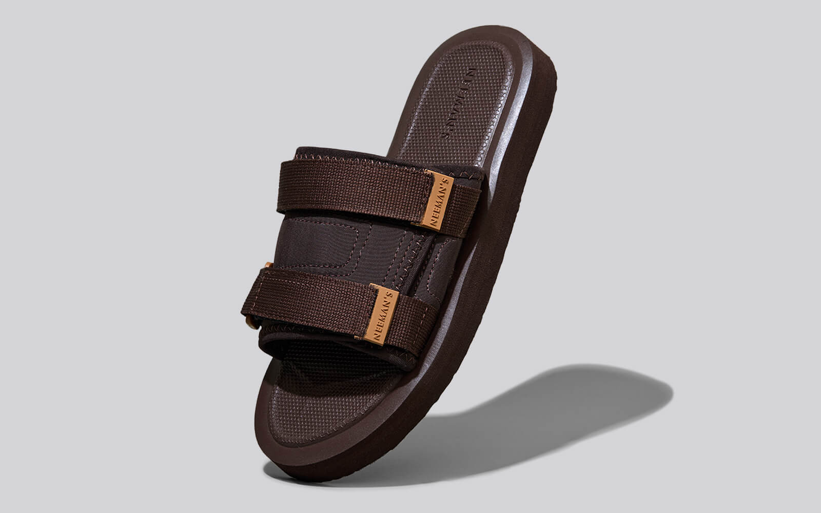 Breezy Fluff Sandals : Brown - Image 5