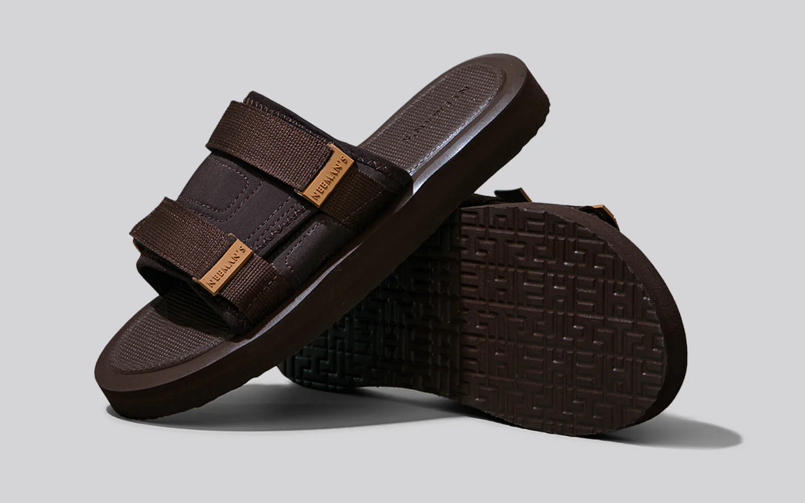 Breezy Fluff Sandals : Brown - Image 8