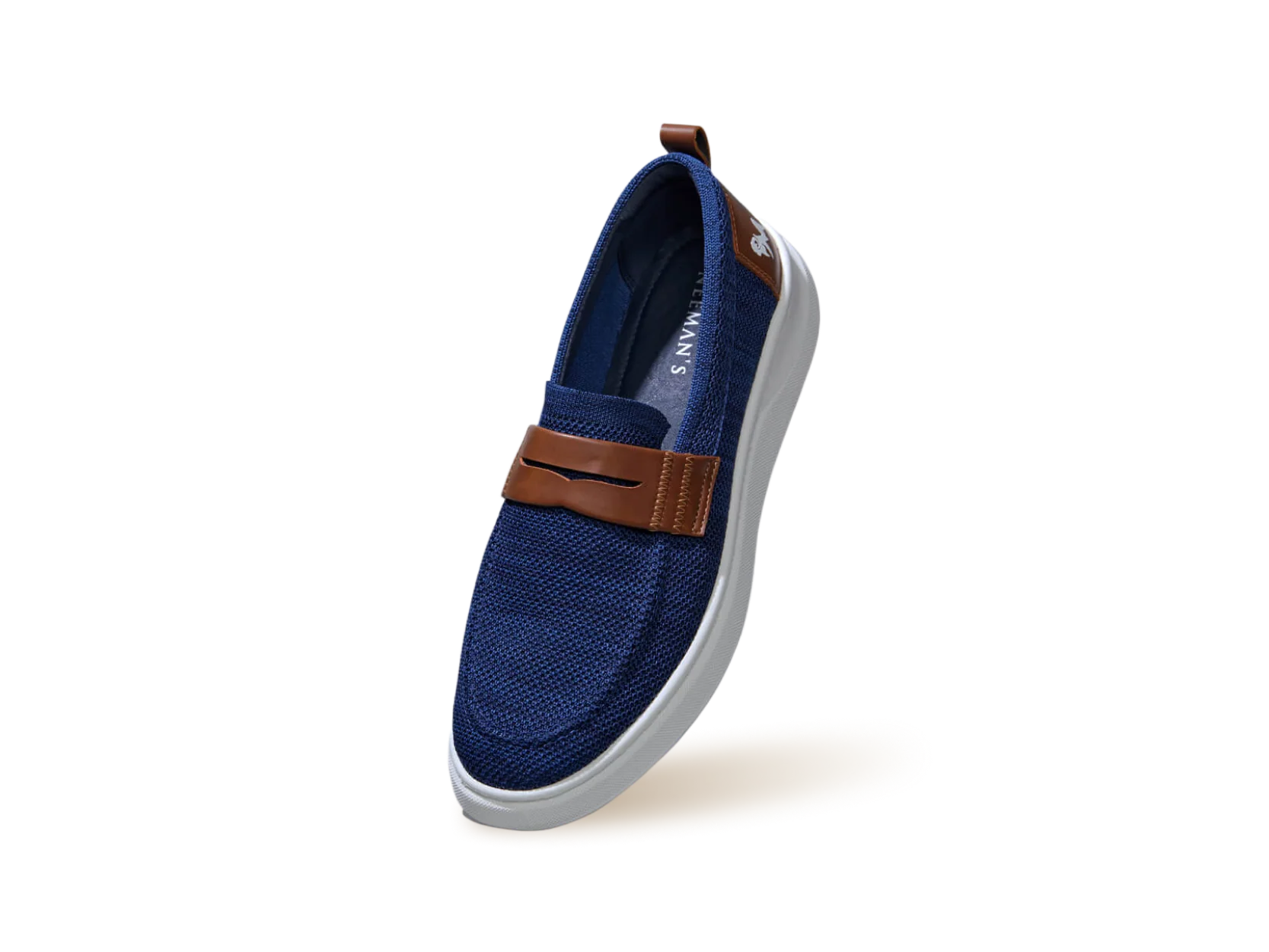 Brunch Loafers : Navy/Tan - Image 11