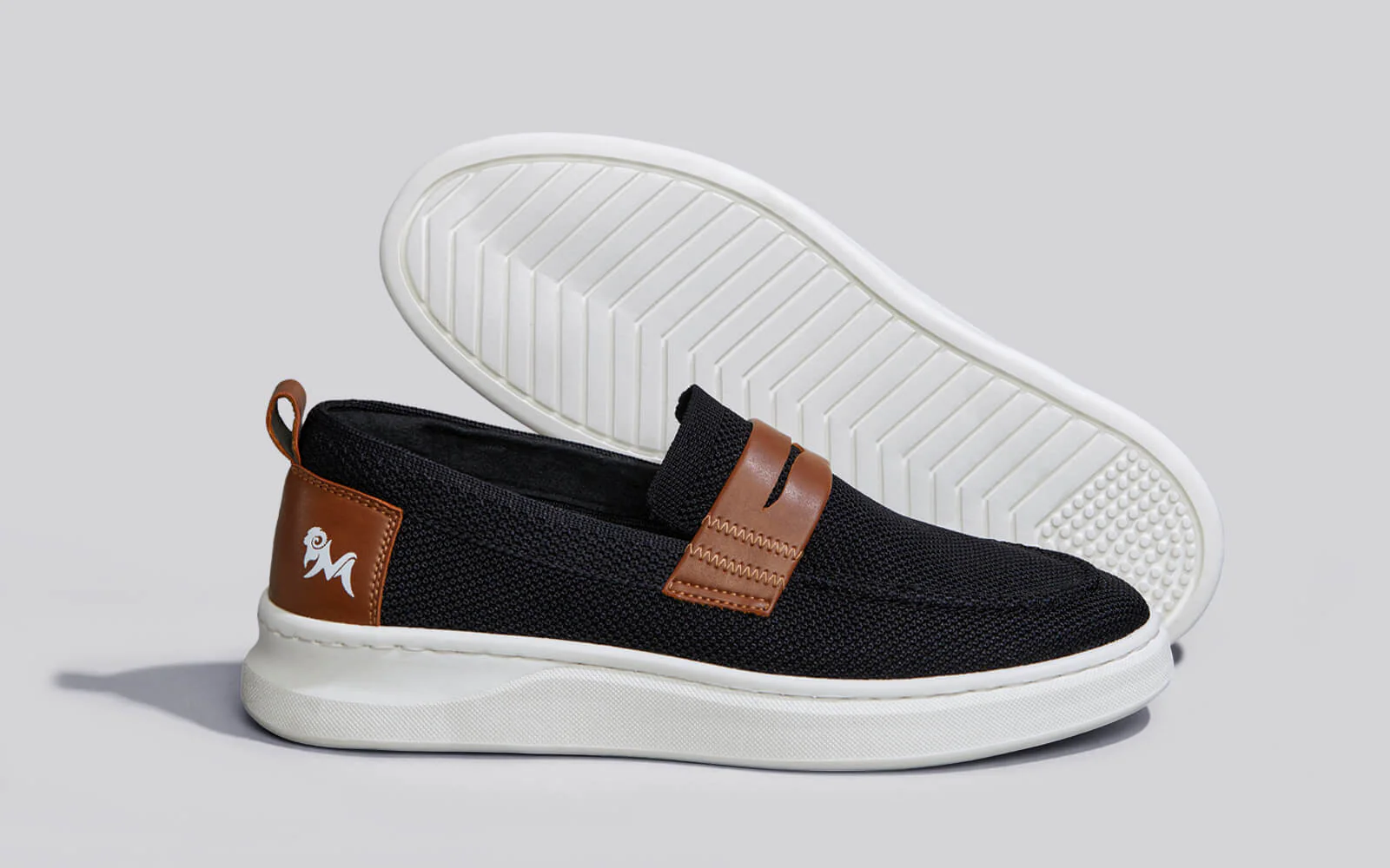 Brunch Loafers : Black/Tan - Image 7
