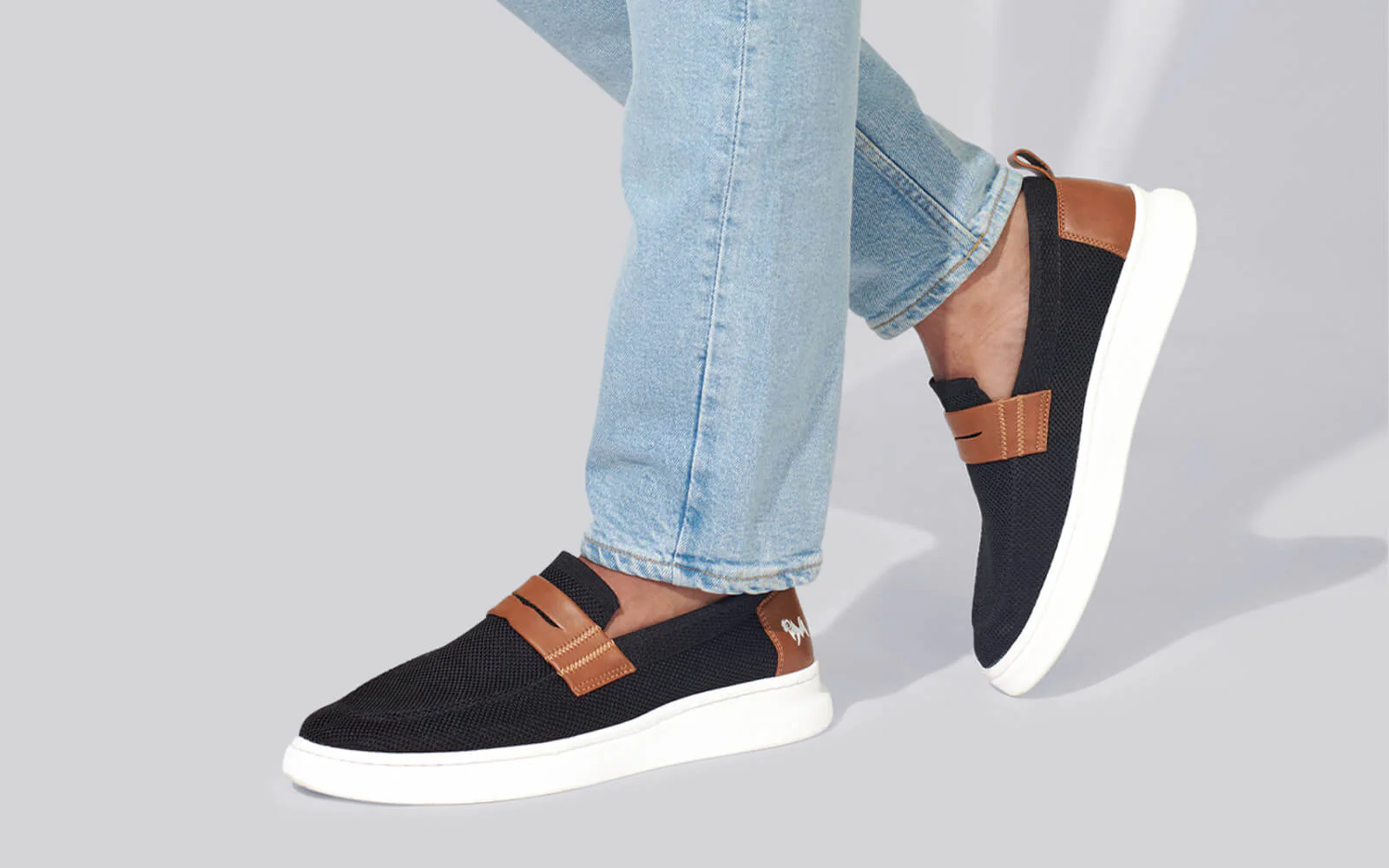 Brunch Loafers : Black/Tan - Image 9