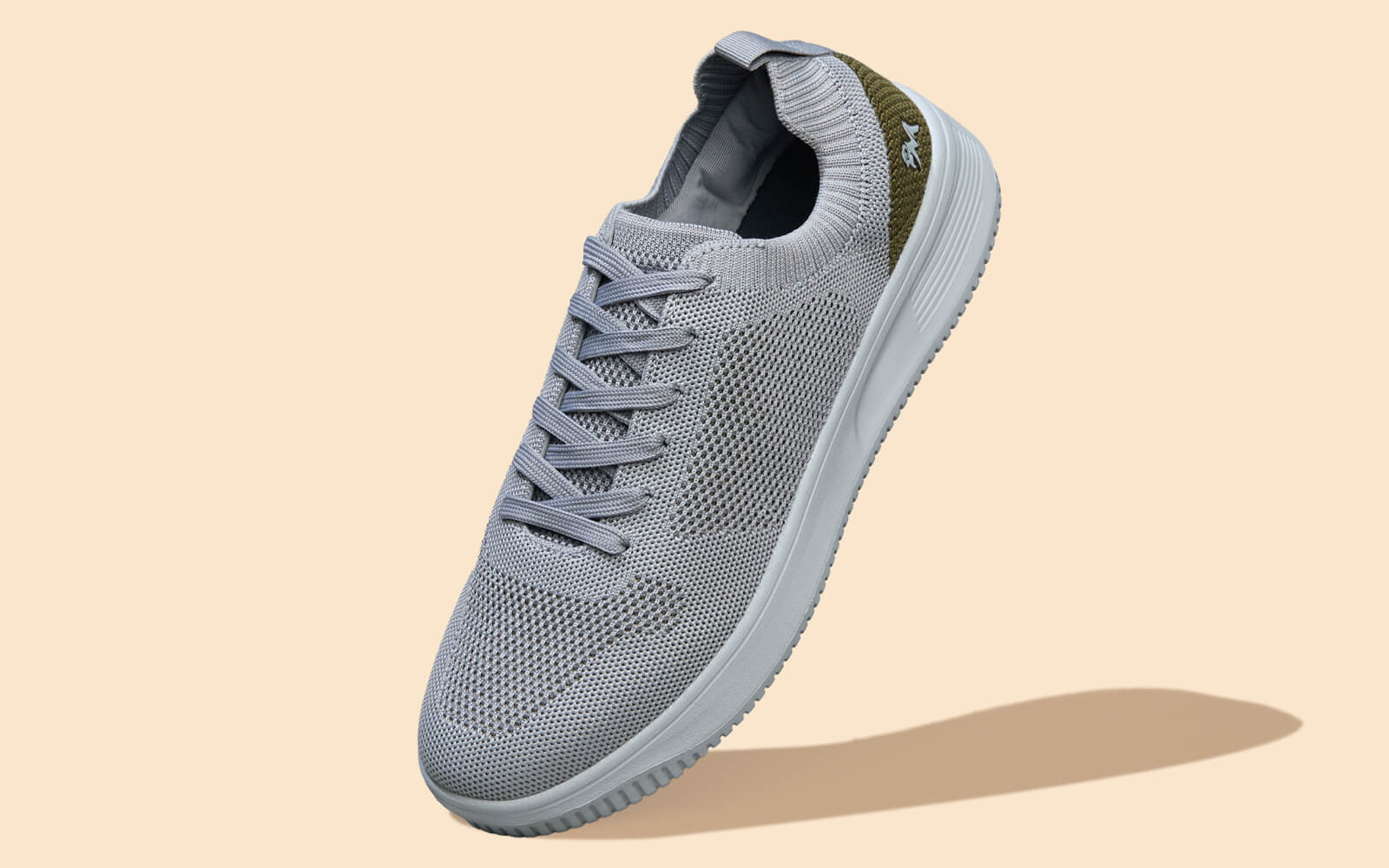 Casual Court Sneakers For Men : Grey - Image 3
