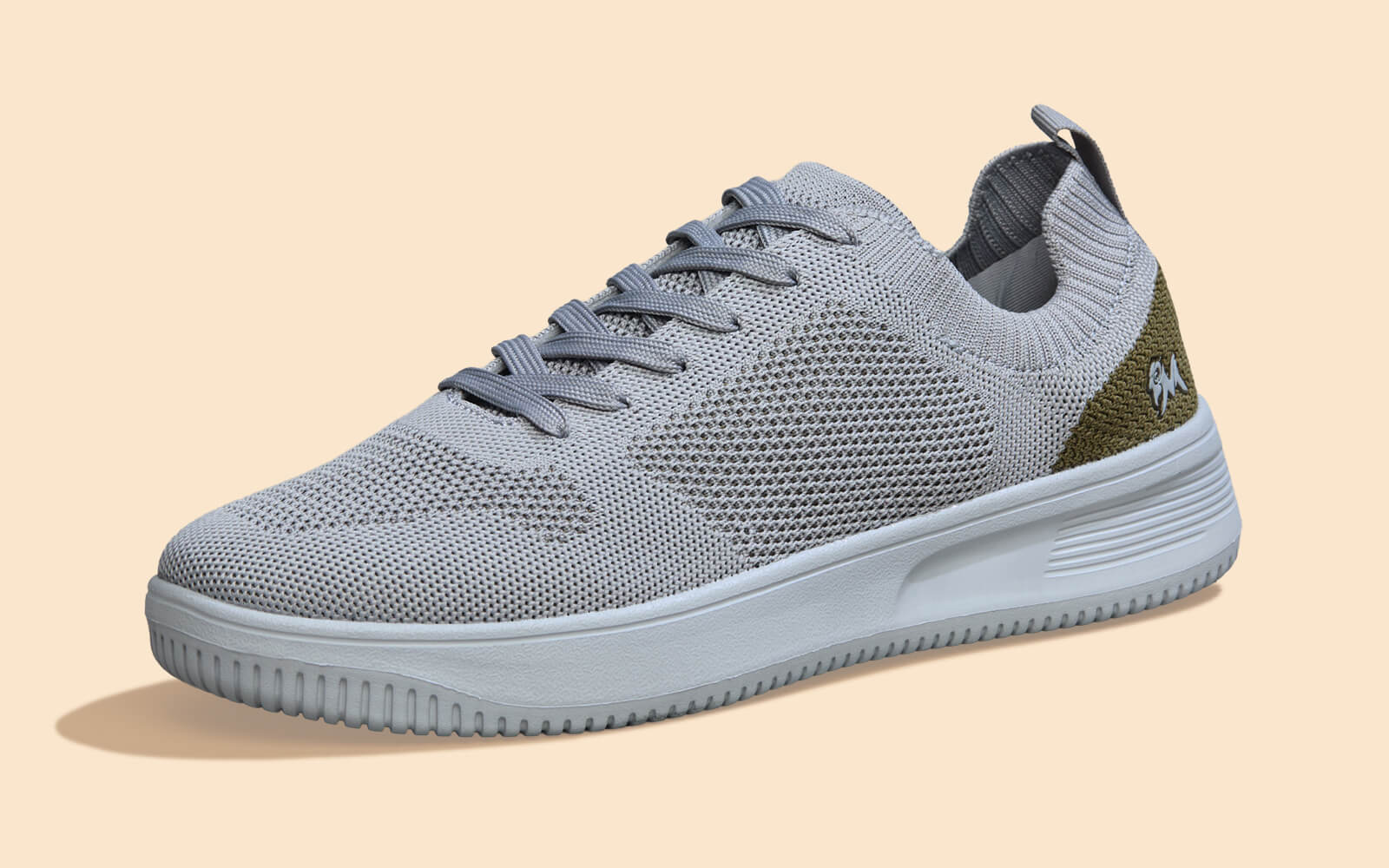 Casual Court Sneakers For Men : Grey - Image 5