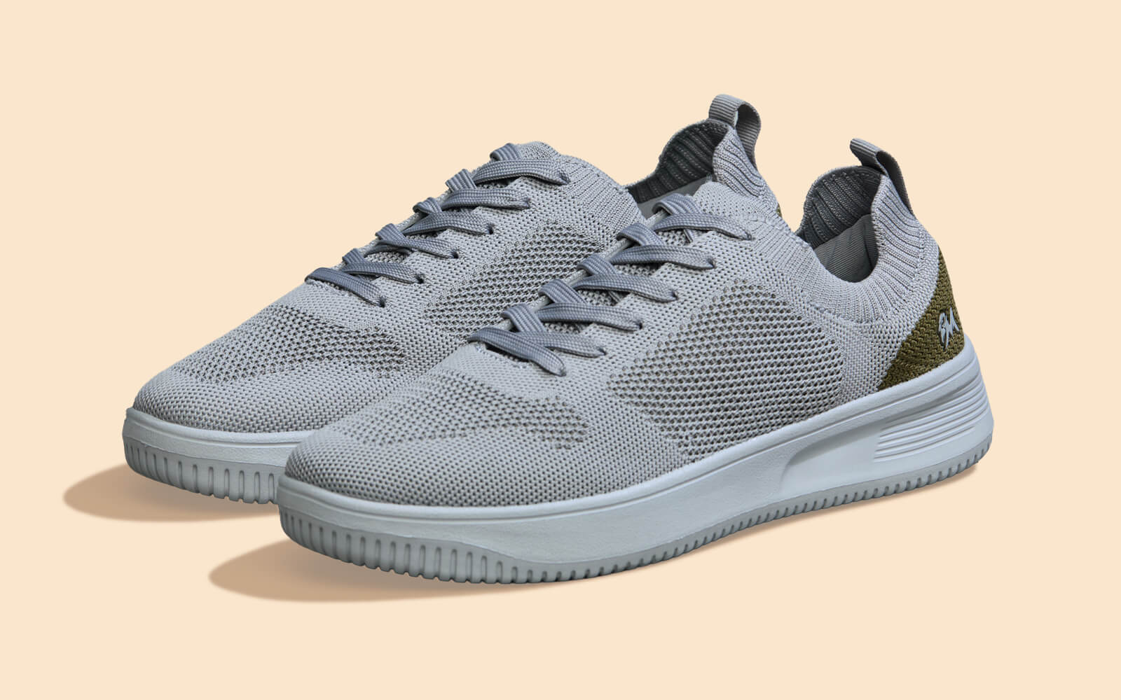 Casual Court Sneakers For Men : Grey - Image 7