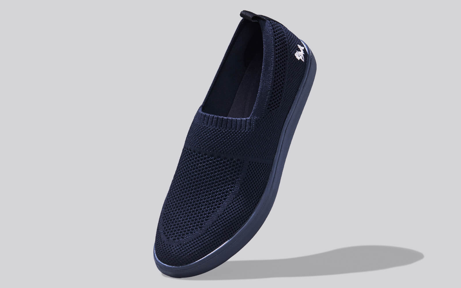 Casual Ease Slip Ons : Black - Image 2