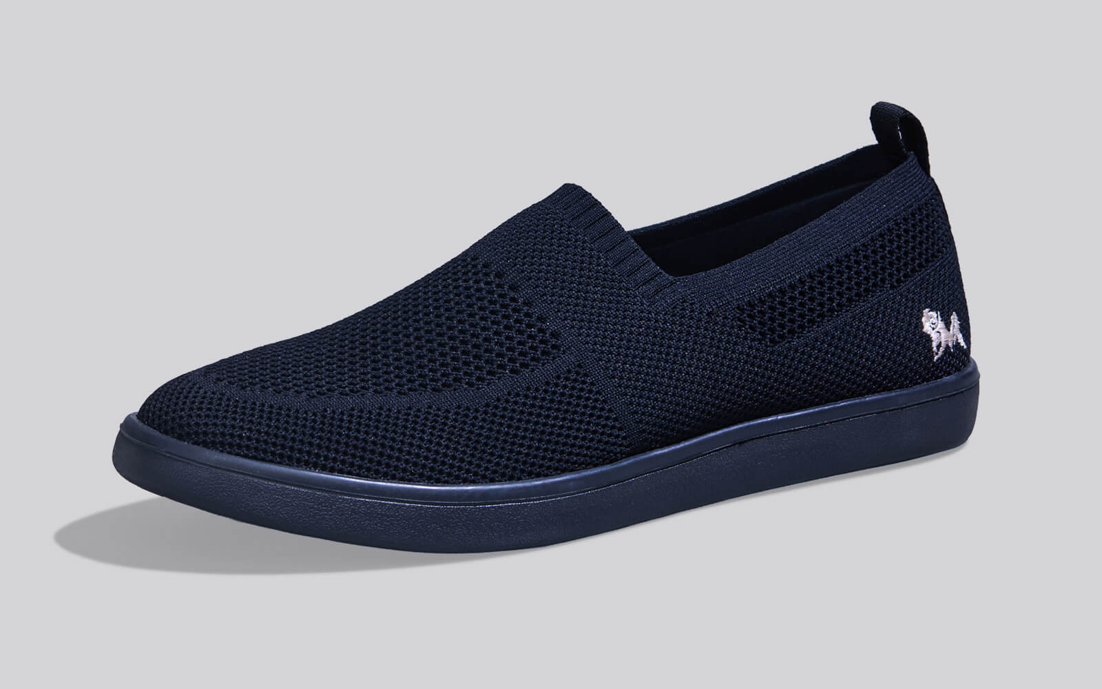 Casual Ease Slip Ons : Black - Image 3