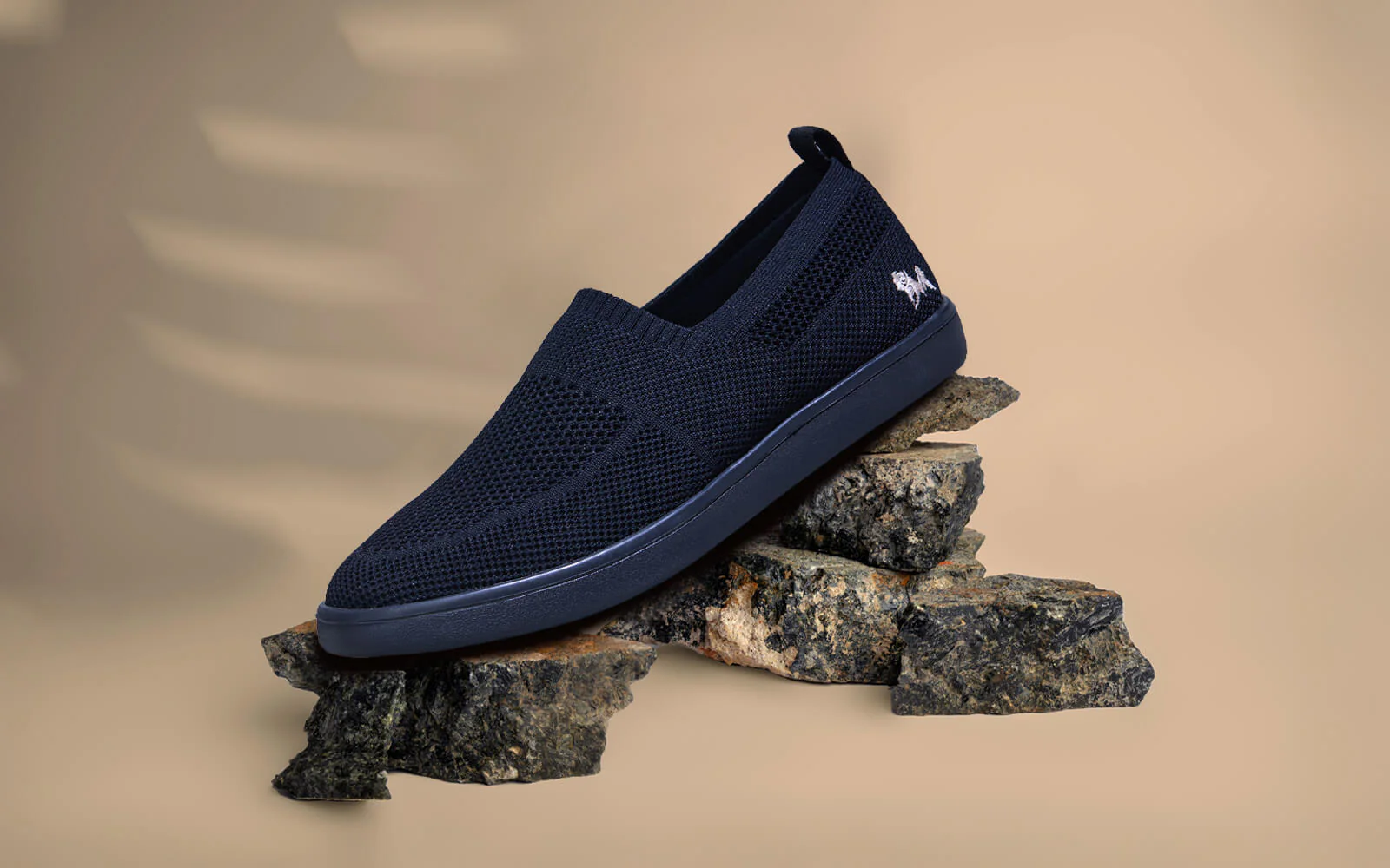 Casual Ease Slip Ons : Black - Image 7