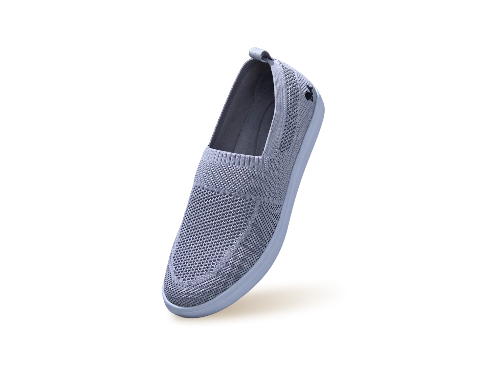 Casual Ease Slip Ons : Grey - Image 8