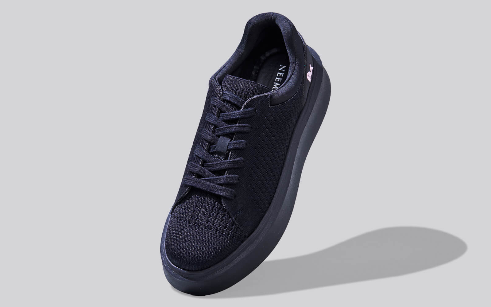 Chunky Lace Ups for Women : Black - Image 2