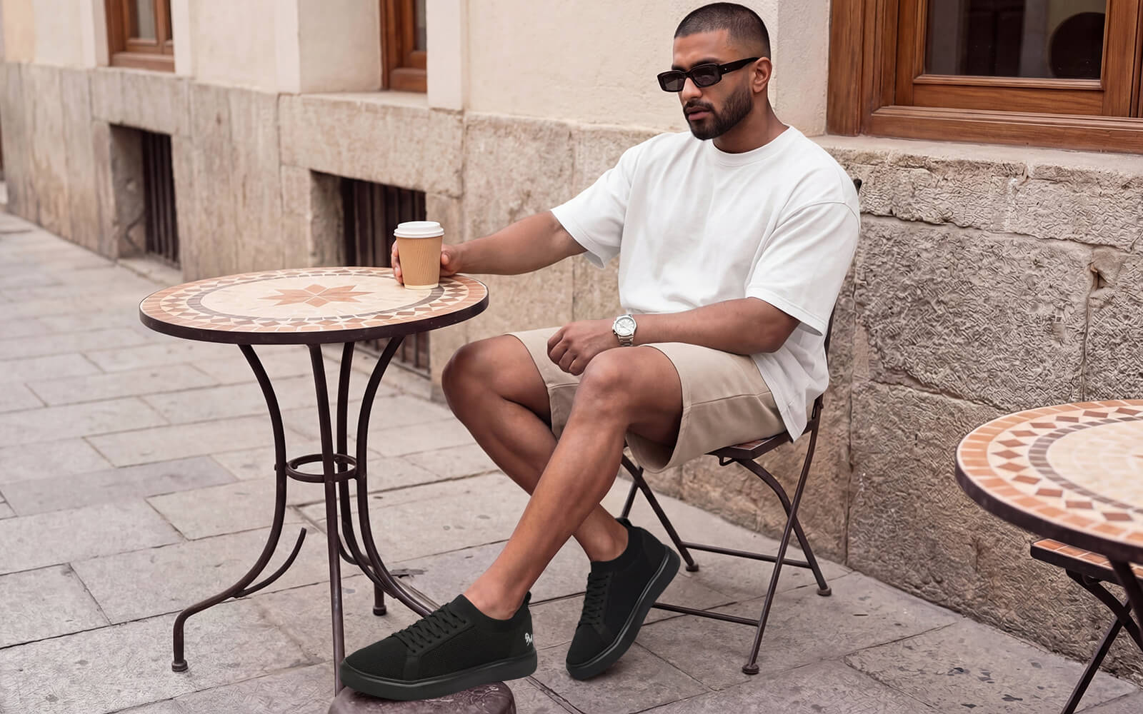 Classic Knit Neutrals For Men : Black - Image 8