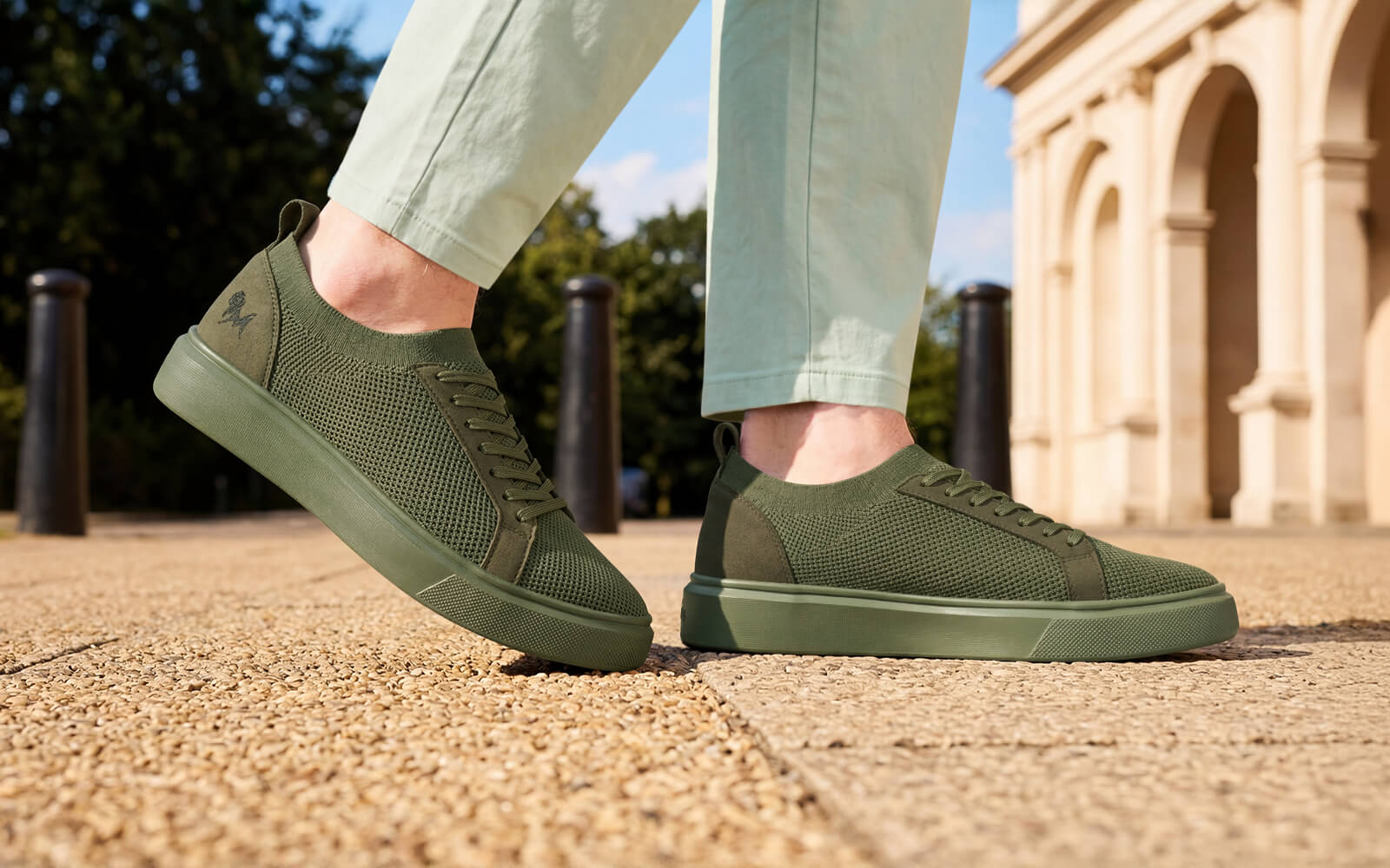 Classic Knit Neutrals For Men : Olive - Image 7
