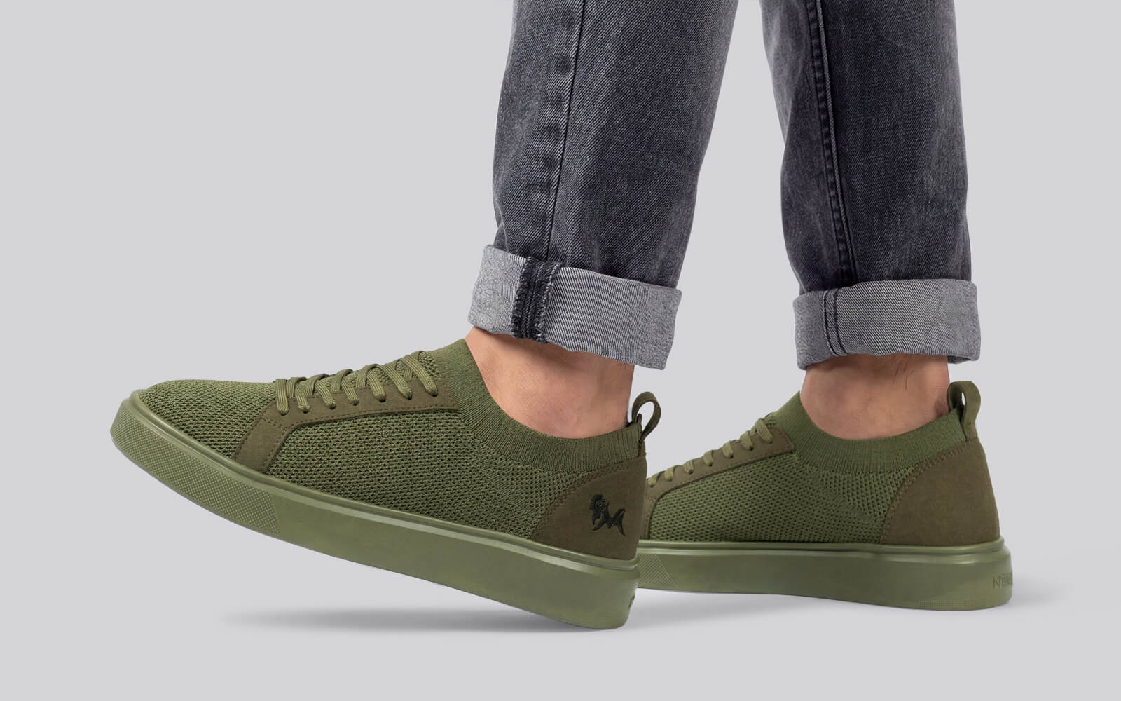 Classic Knit Neutrals For Men : Olive - Image 9