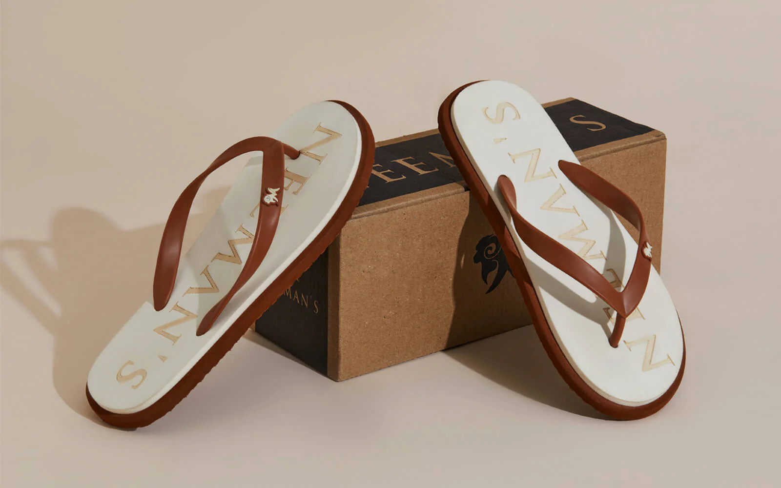 Classic Slippers : Cream Brown - Image 2