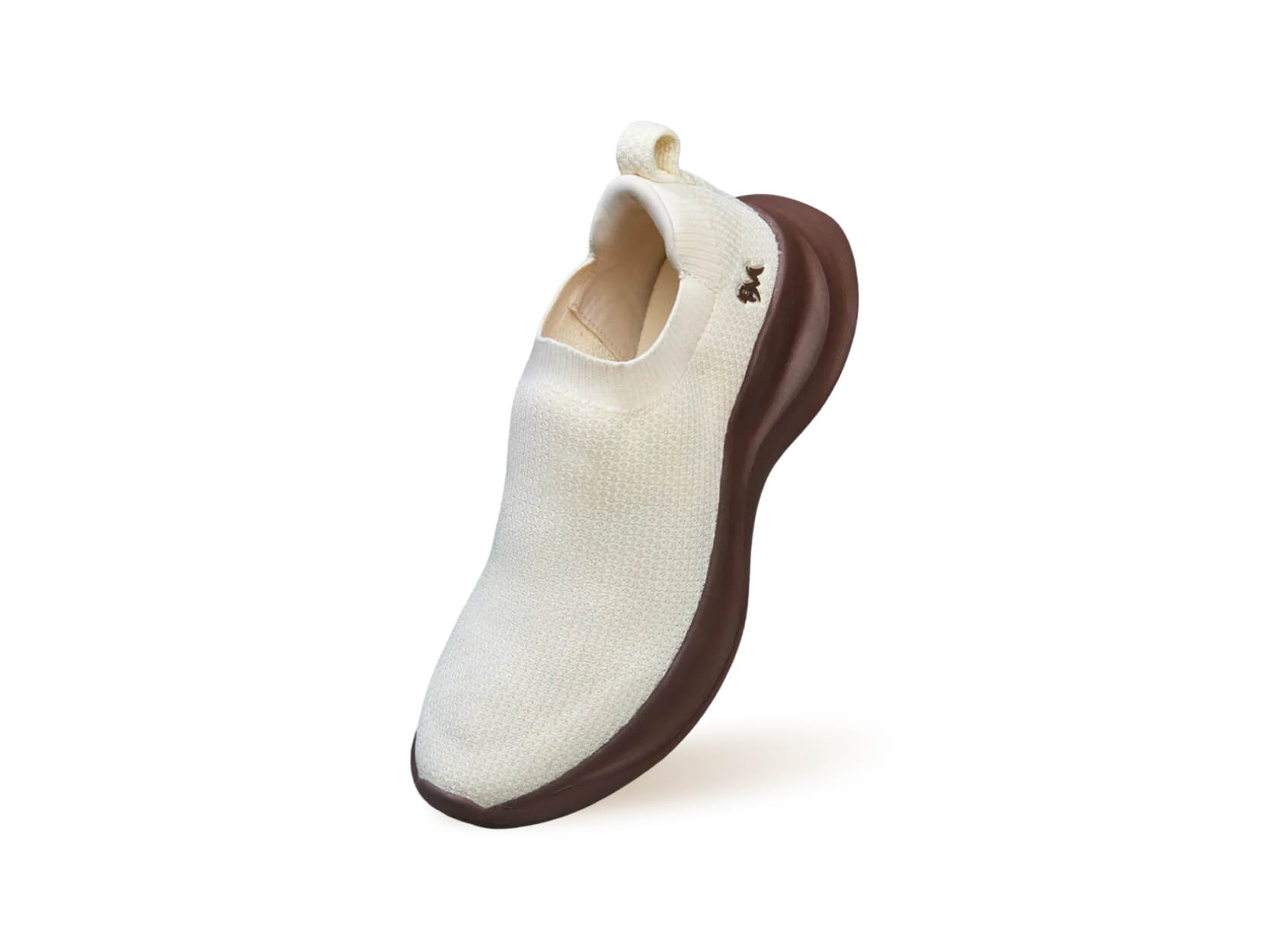 Cloud Flex Slip Ons : Ivory Brown - Image 8