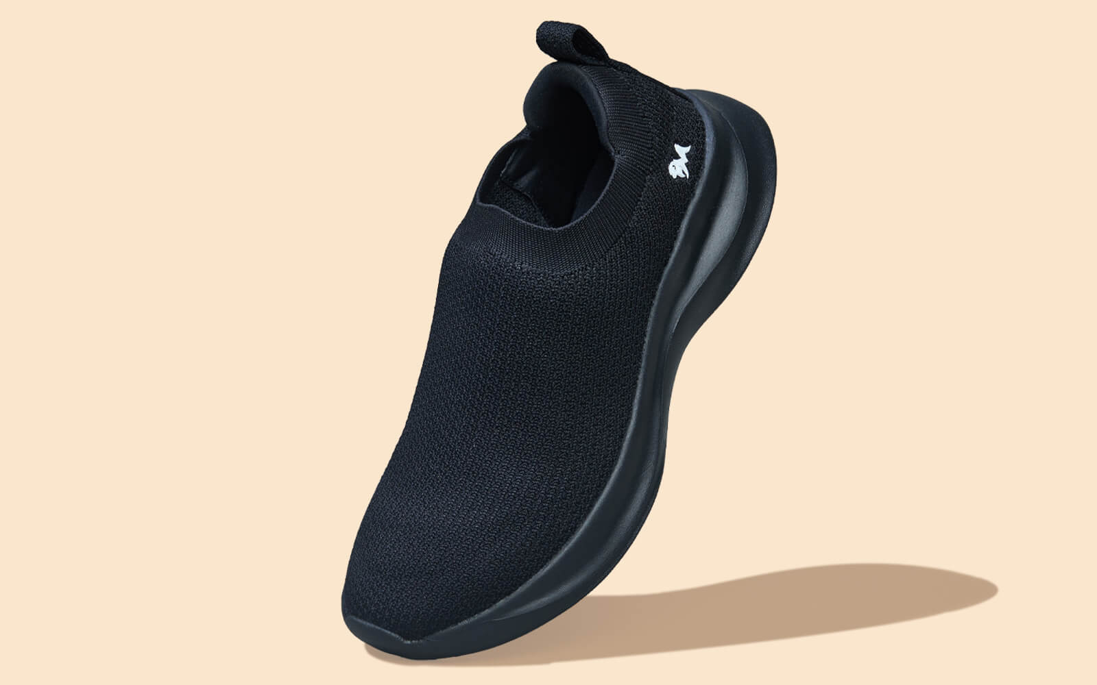 Cloud Flex Slip Ons : Black - Image 2