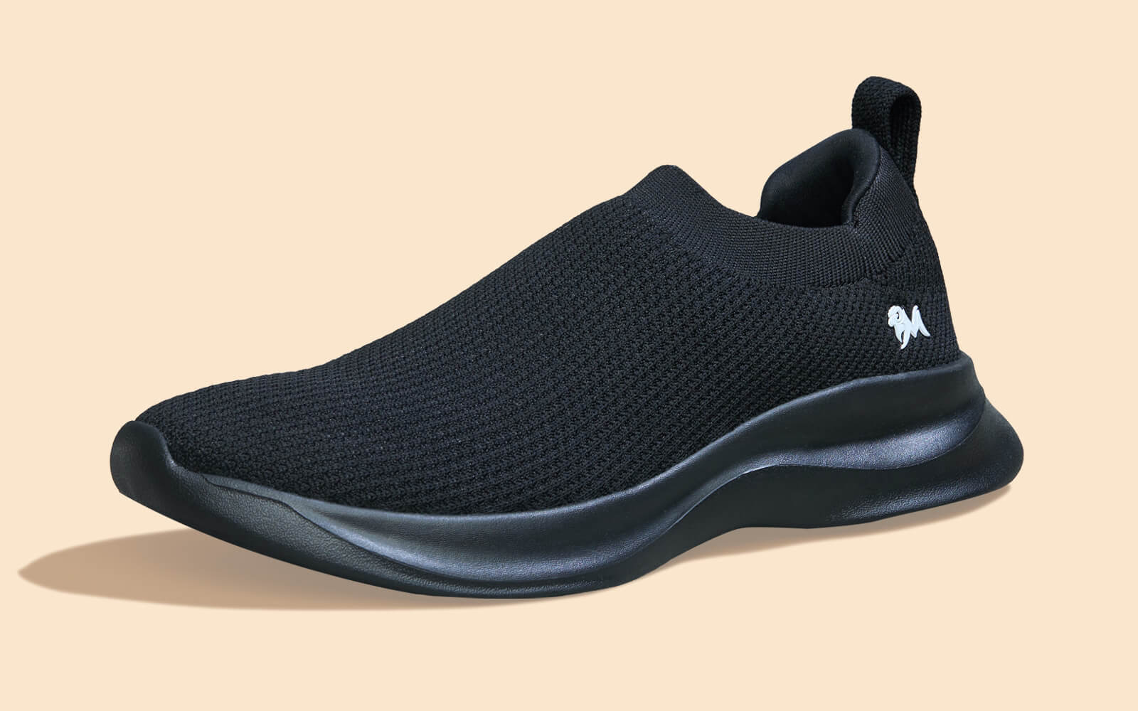 Cloud Flex Slip Ons : Black - Image 3