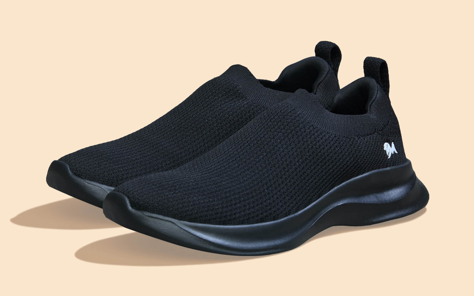 Cloud Flex Slip Ons : Black - Image 6