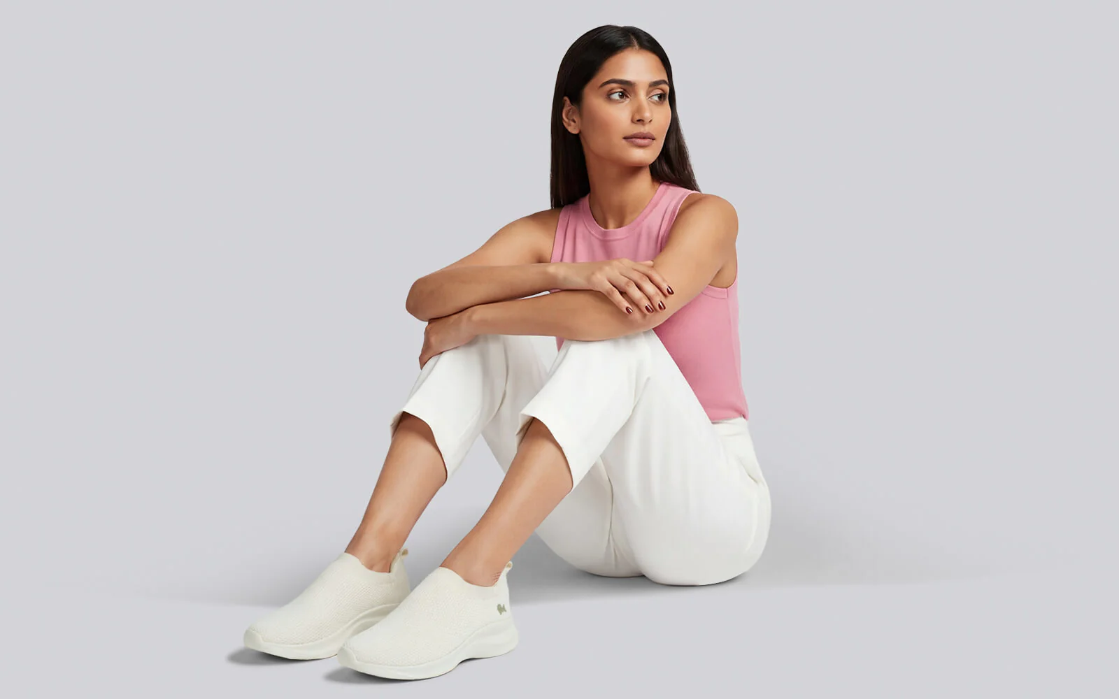 Cloud Flex Slip Ons For Women : Ivory - Image 6