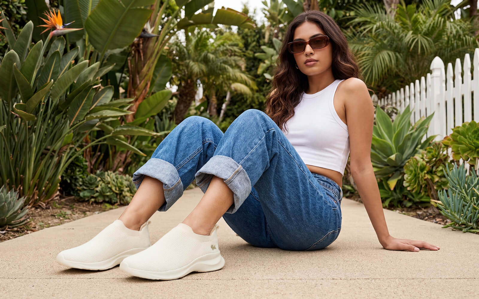 Cloud Flex Slip Ons For Women : Ivory - Image 8