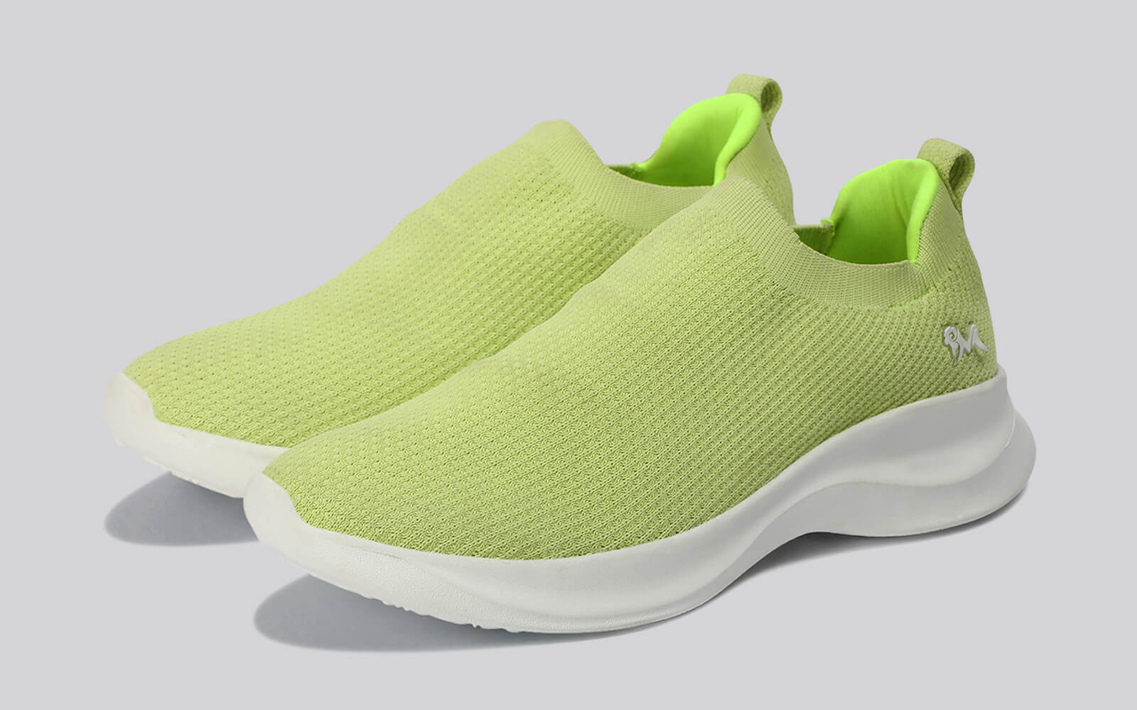 Cloud Flex Slip Ons For Women : Lime - Image 4
