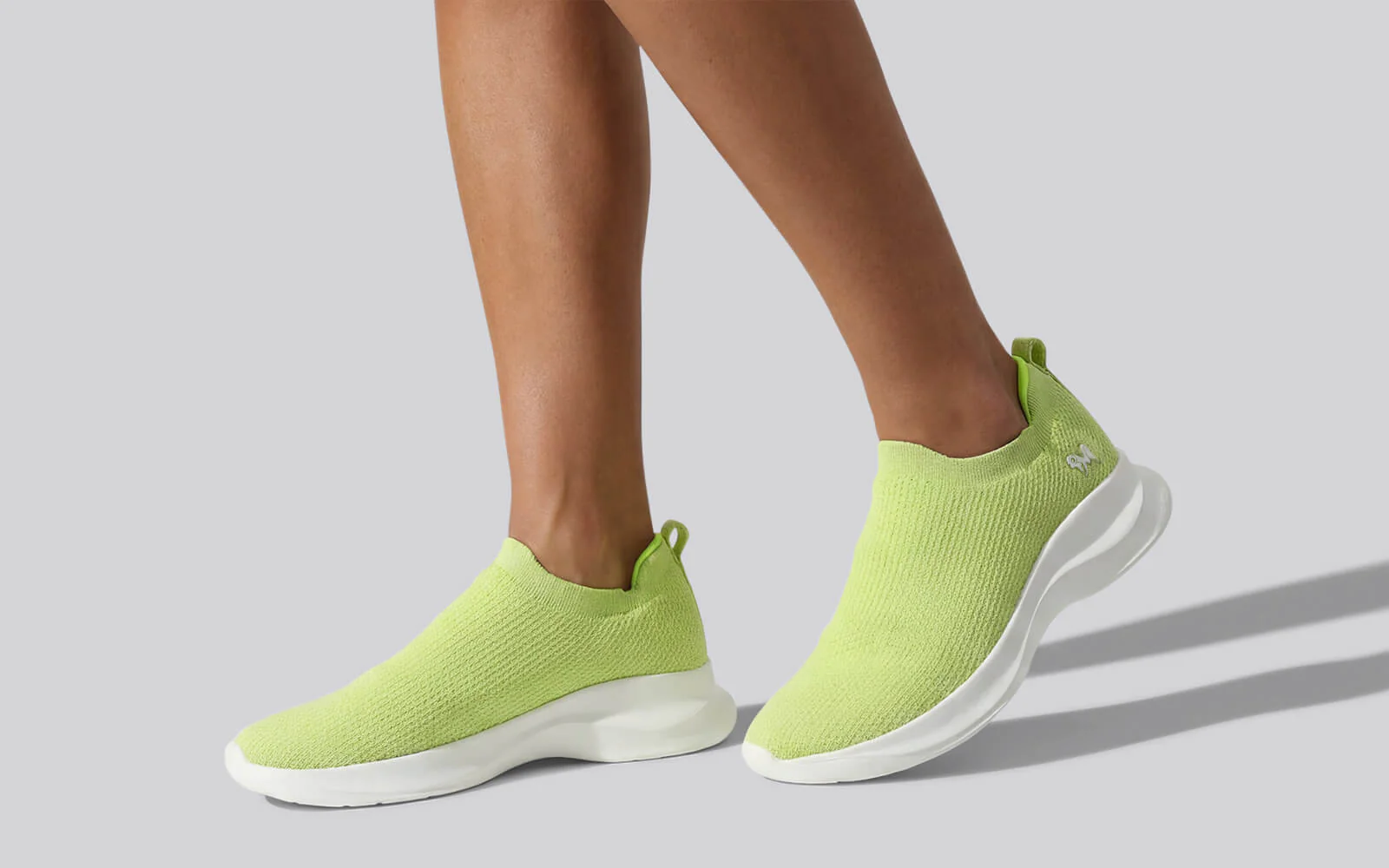 Cloud Flex Slip Ons For Women : Lime - Image 7