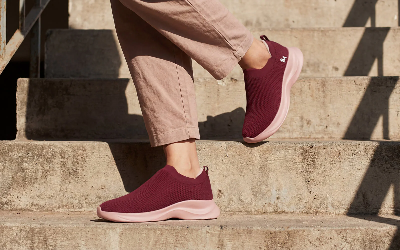 Cloud Flex Slip Ons For Women : Pink - Image 7