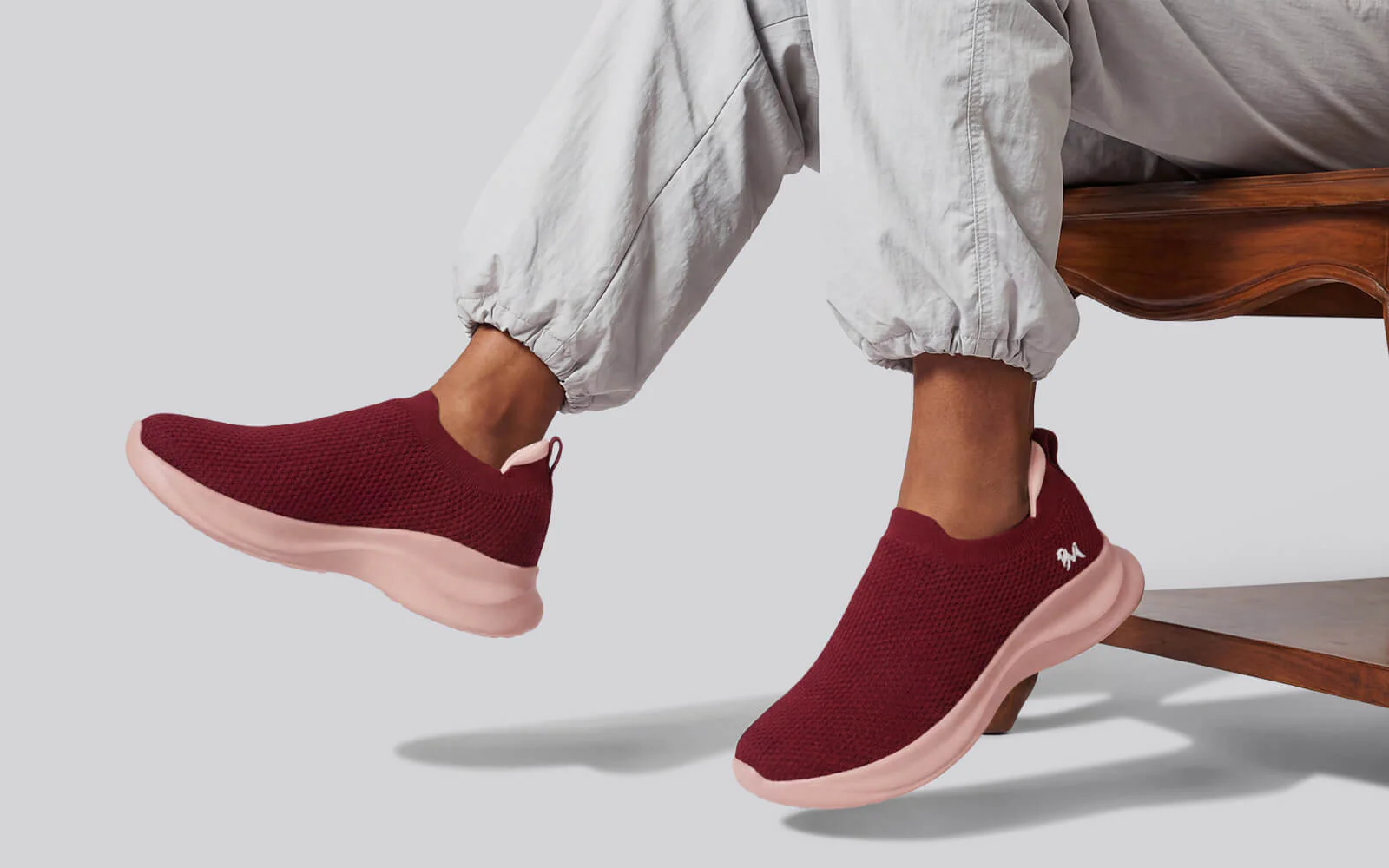 Cloud Flex Slip Ons For Women : Pink - Image 9