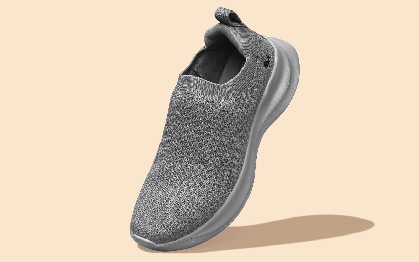 Cloud Flex Slip Ons : Grey - Image 3