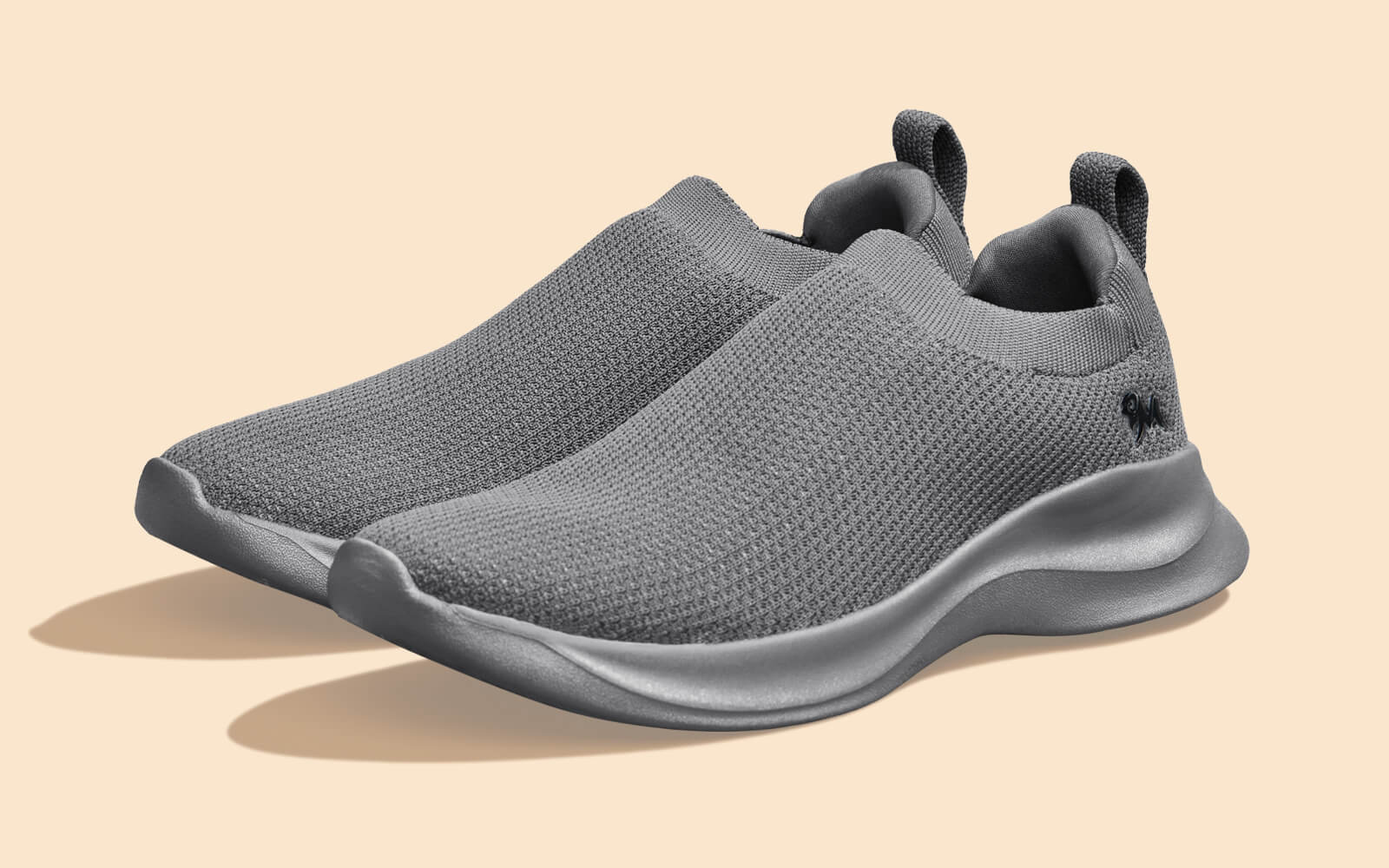 Cloud Flex Slip Ons : Grey - Image 7