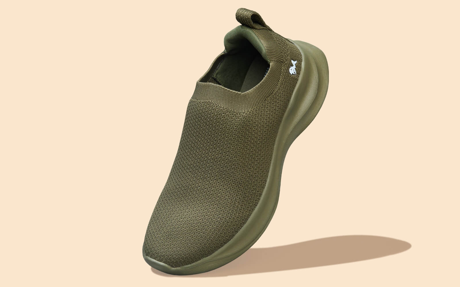 Cloud Flex Slip Ons : Olive - Image 2