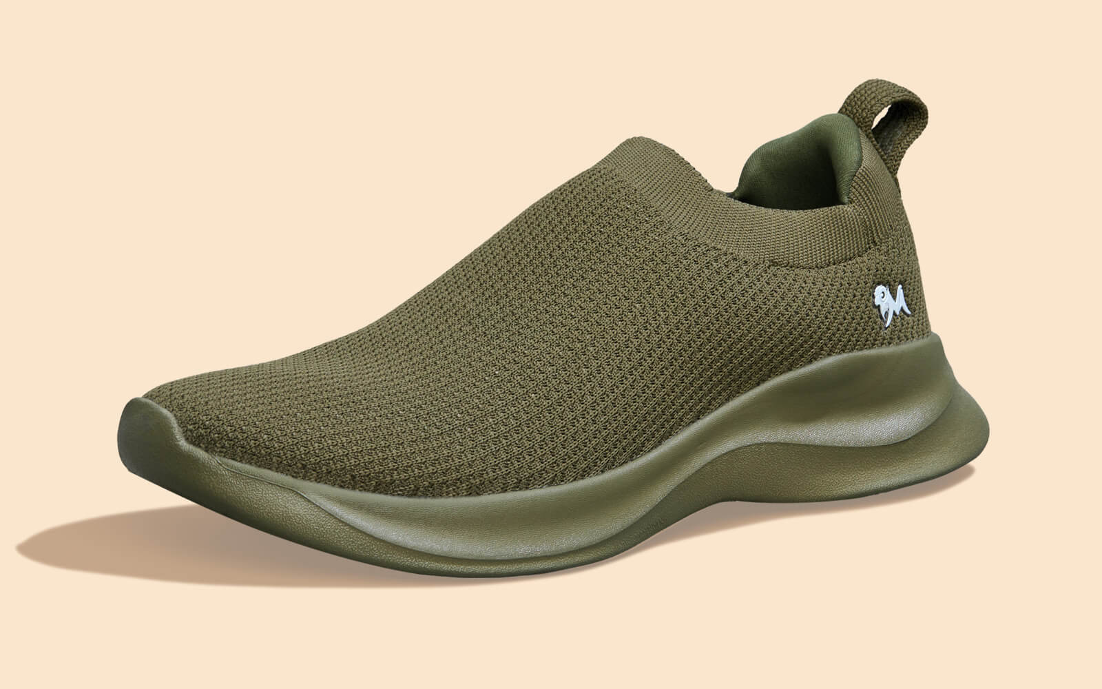 Cloud Flex Slip Ons : Olive - Image 3