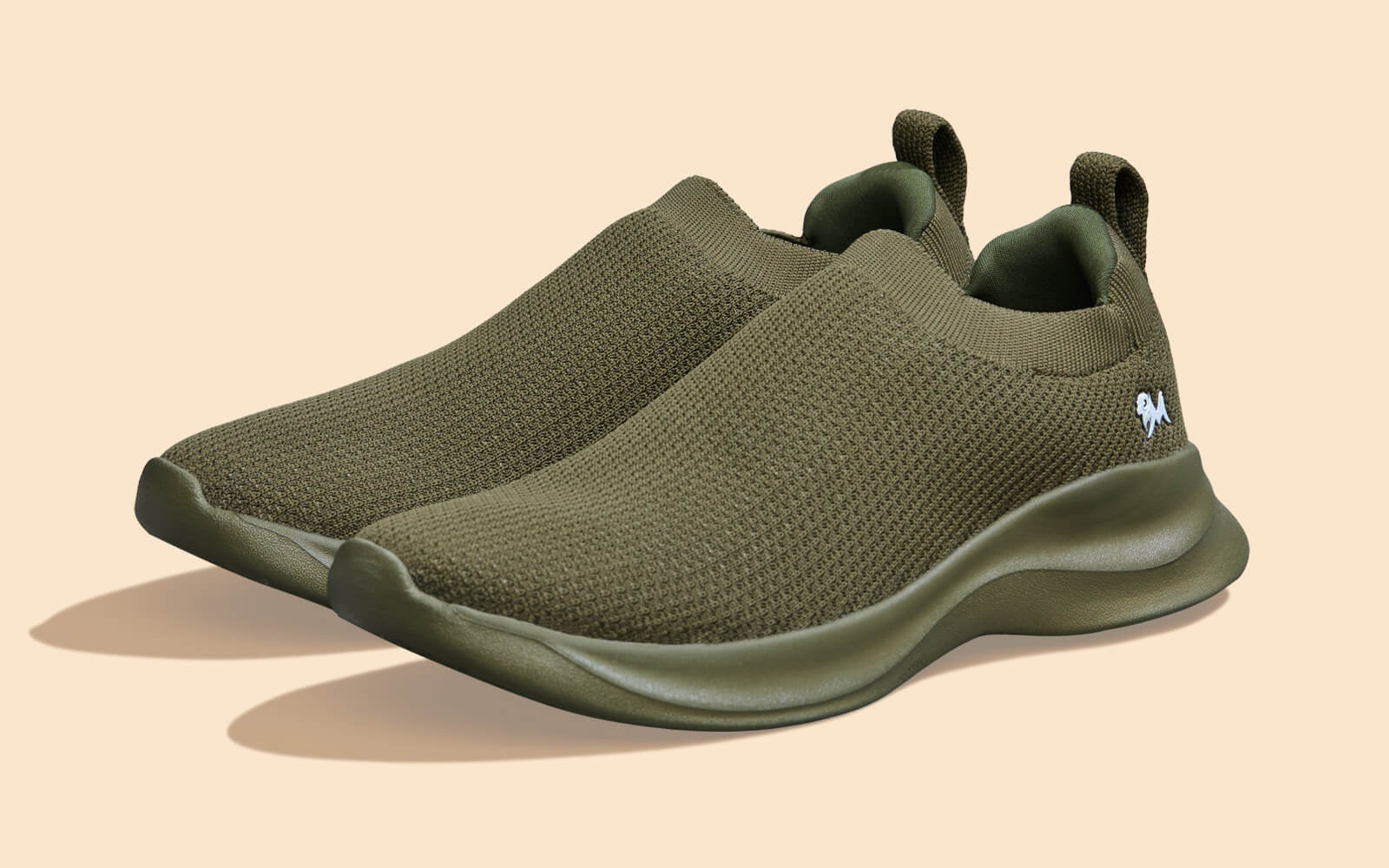 Cloud Flex Slip Ons : Olive - Image 6