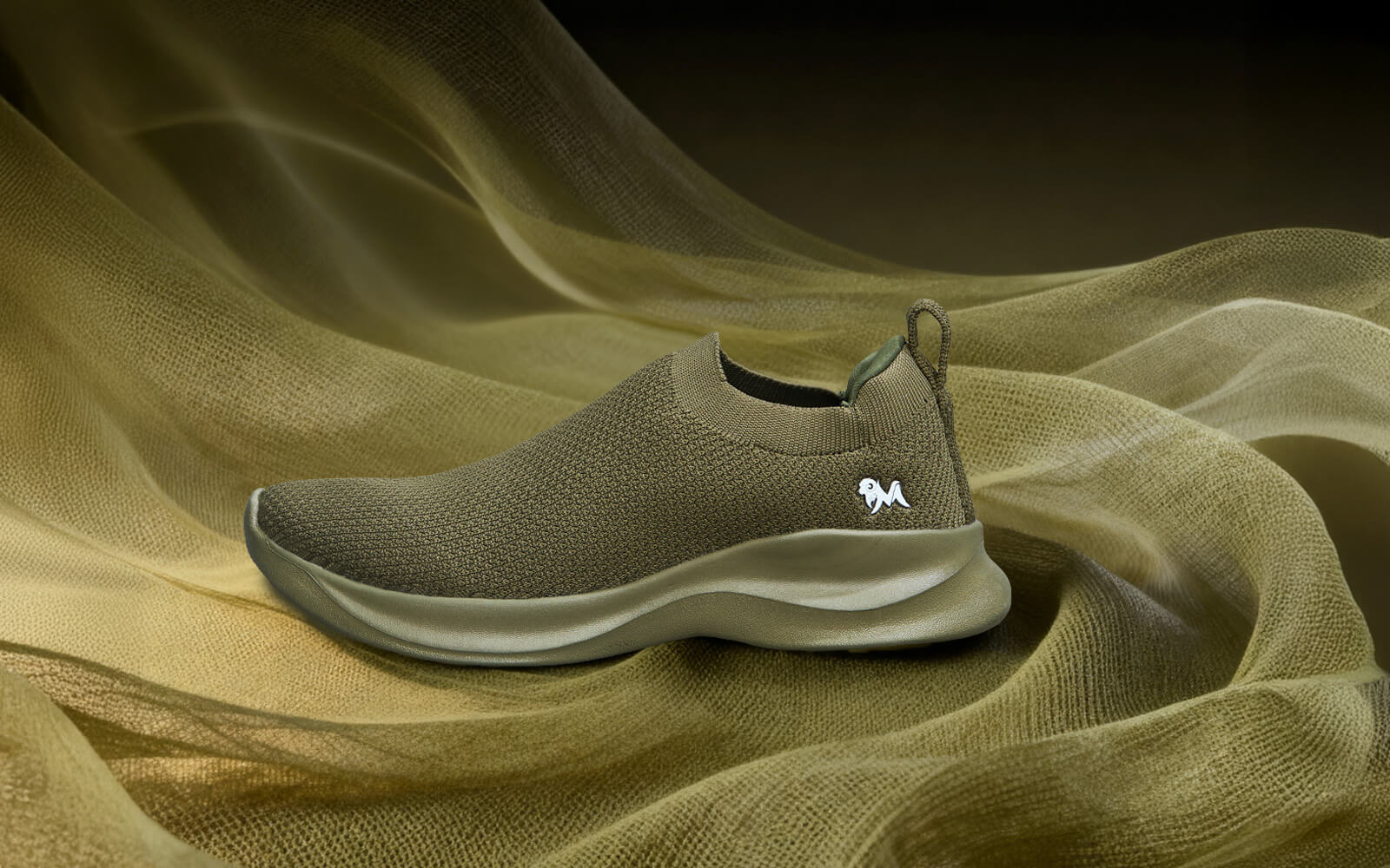 Cloud Flex Slip Ons : Olive - Image 7