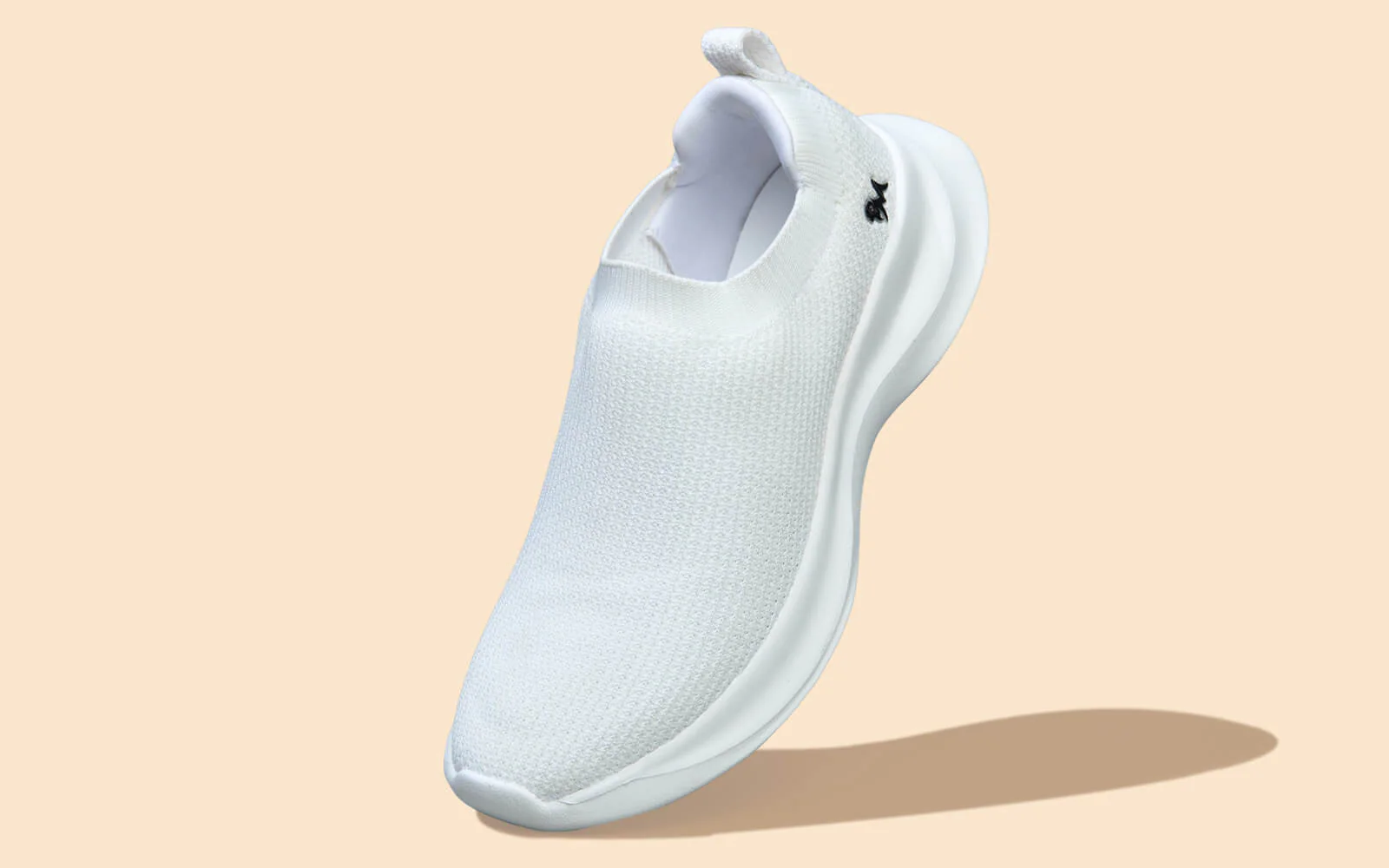 Cloud Flex Slip Ons : White - Image 3