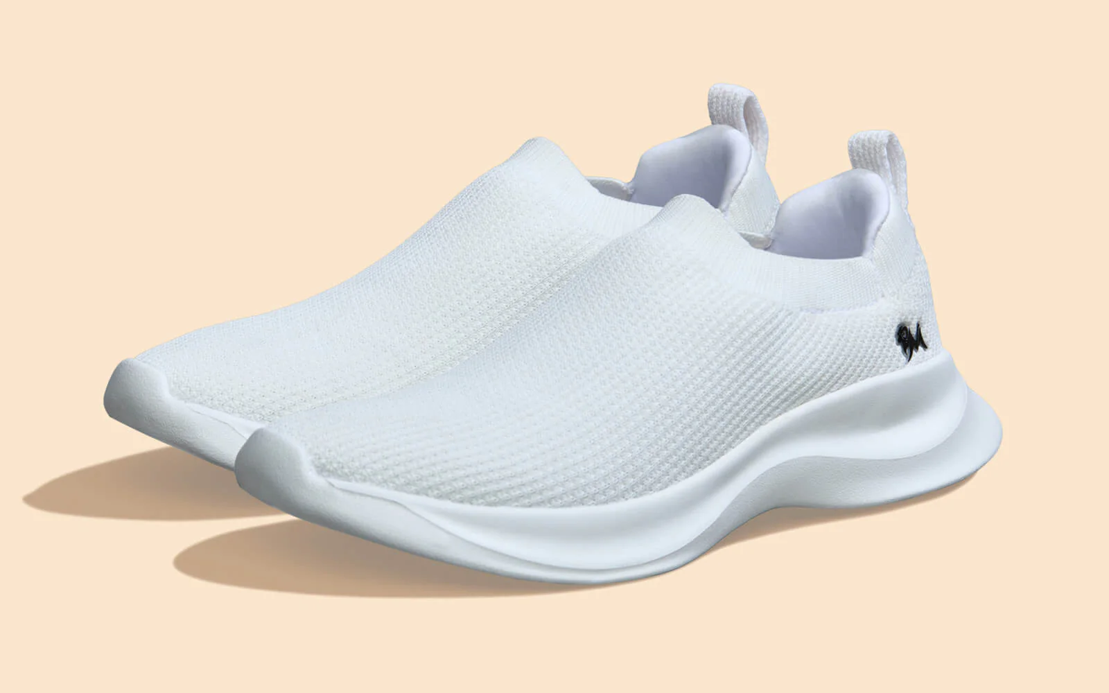 Cloud Flex Slip Ons : White - Image 7