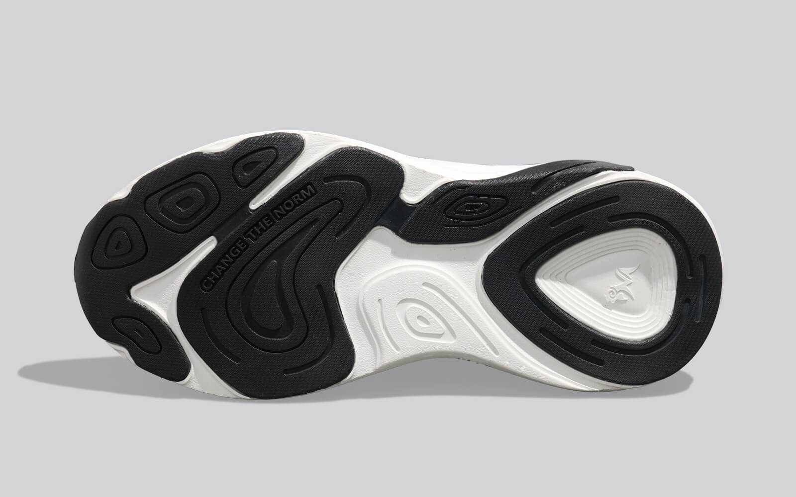 Color Block Sneakers for Men : Black White - Image 10