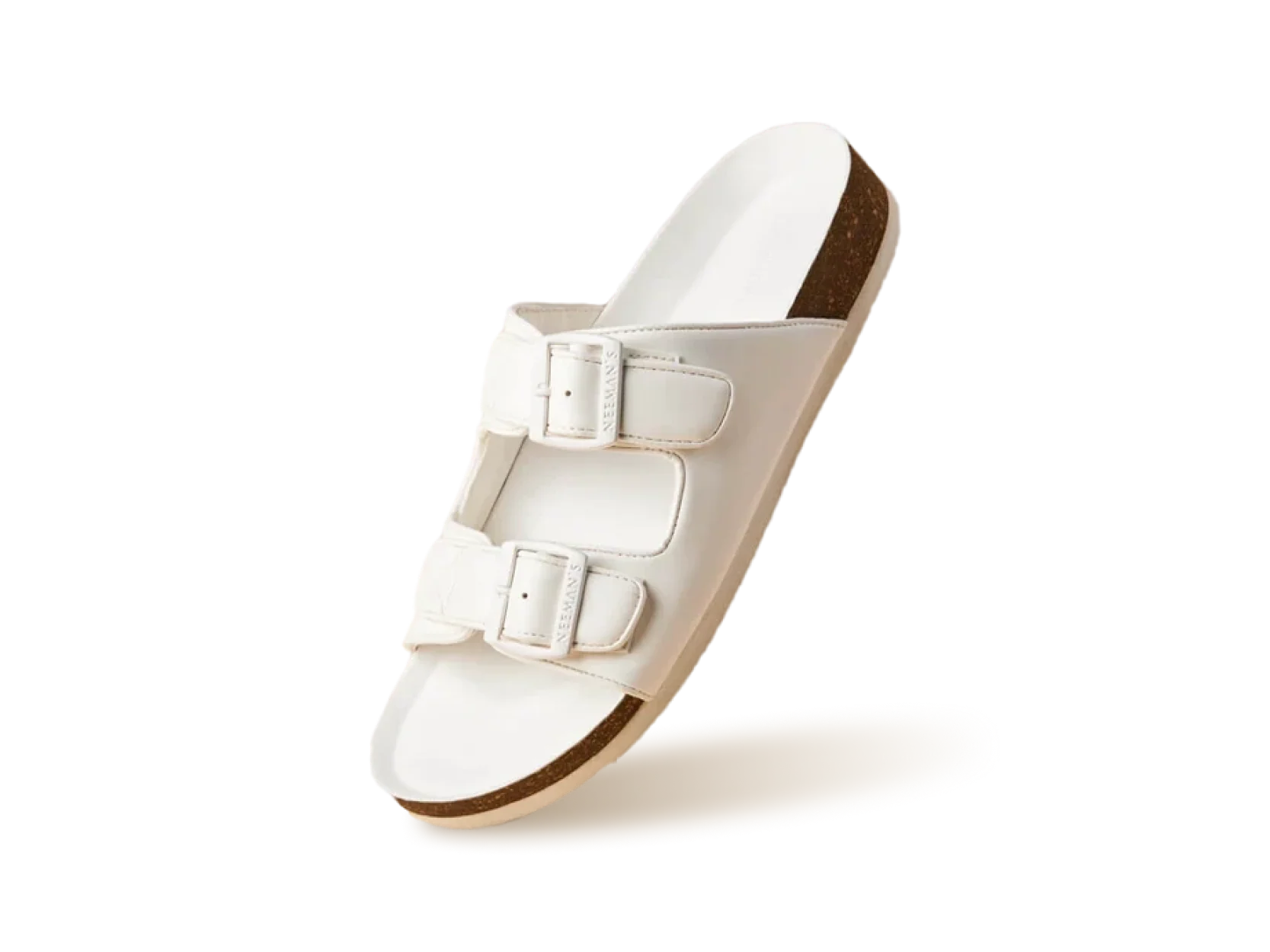 Cork Sandals : Brilliant White - Image 9