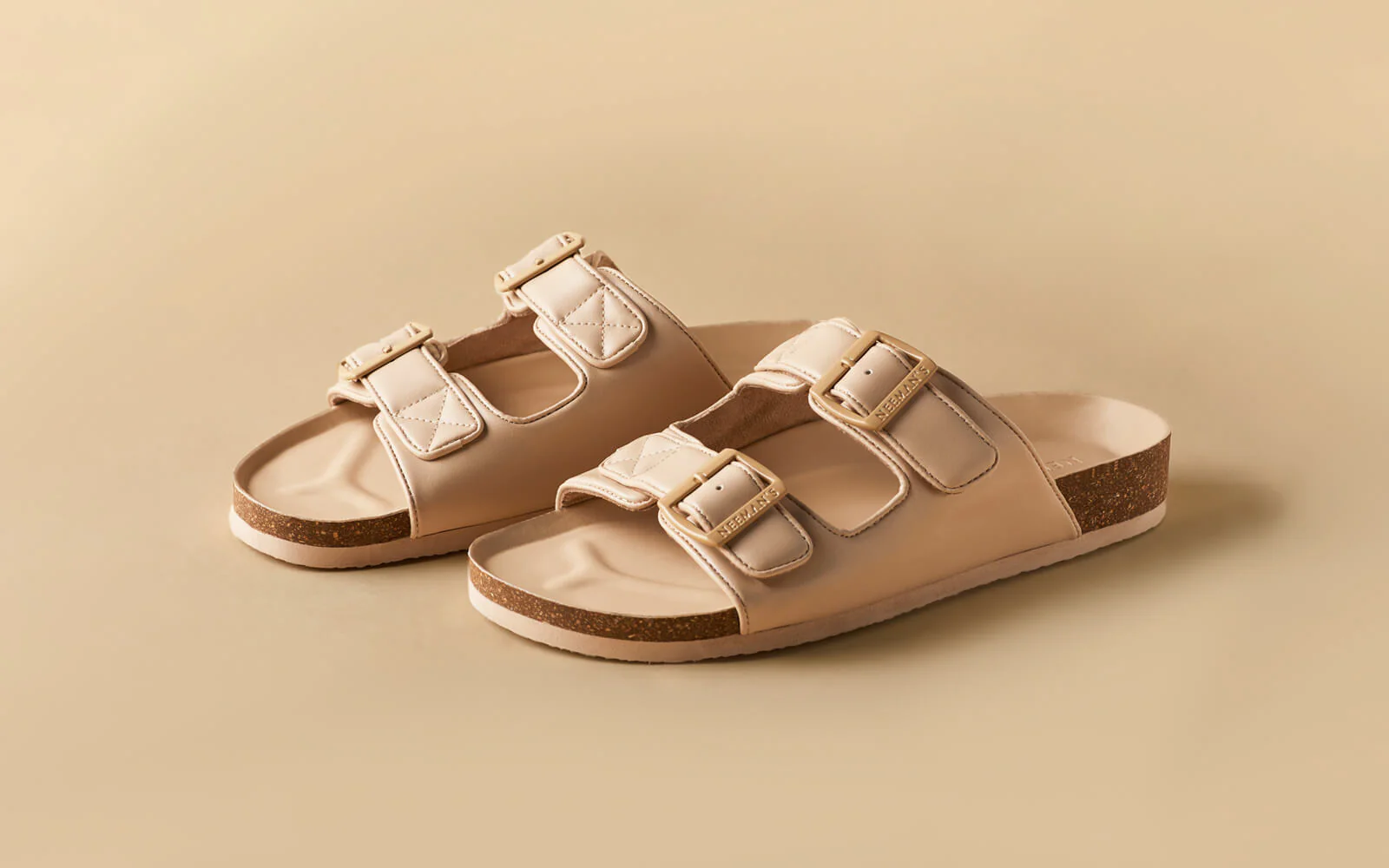 Cork Sandals : Rich Cream - Image 6