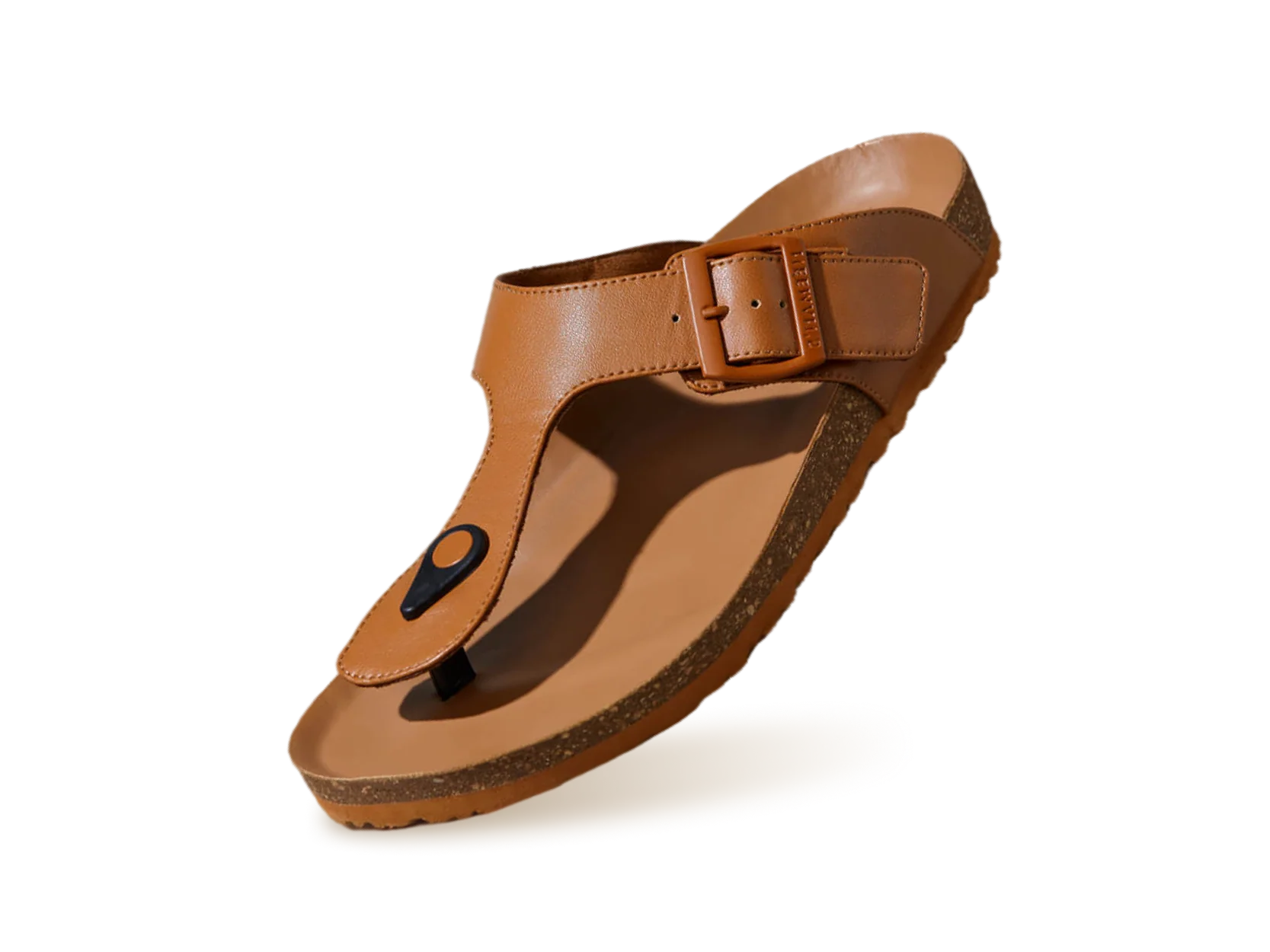 Cork Thong Sandals : Tan - Image 10