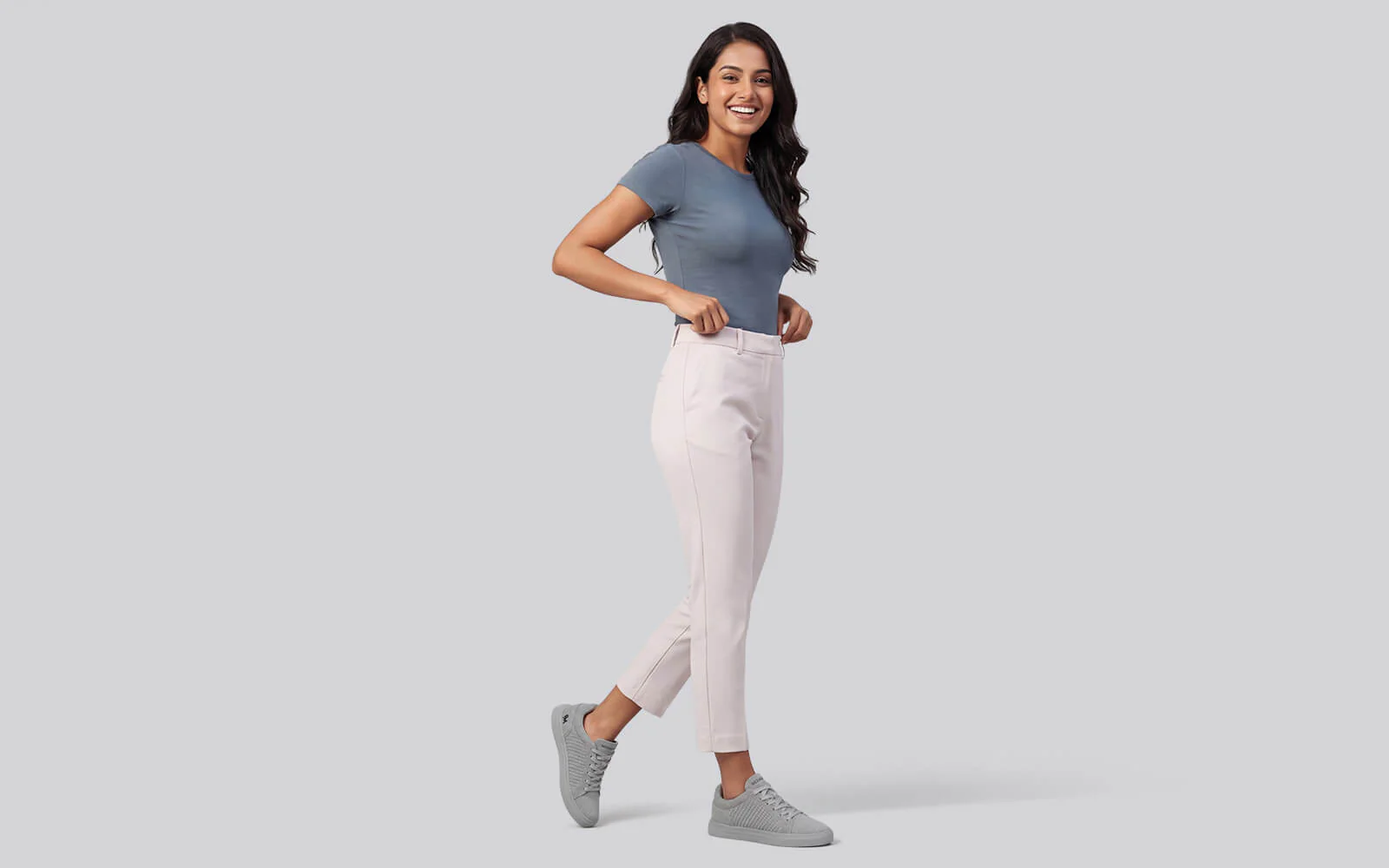 Court Sneakers For Women : Grey - Image 6
