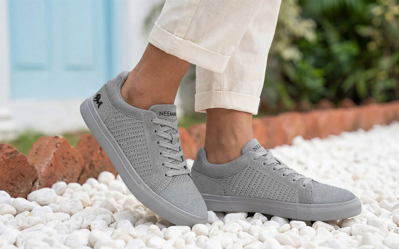 Court Sneakers For Women : Grey - Image 9