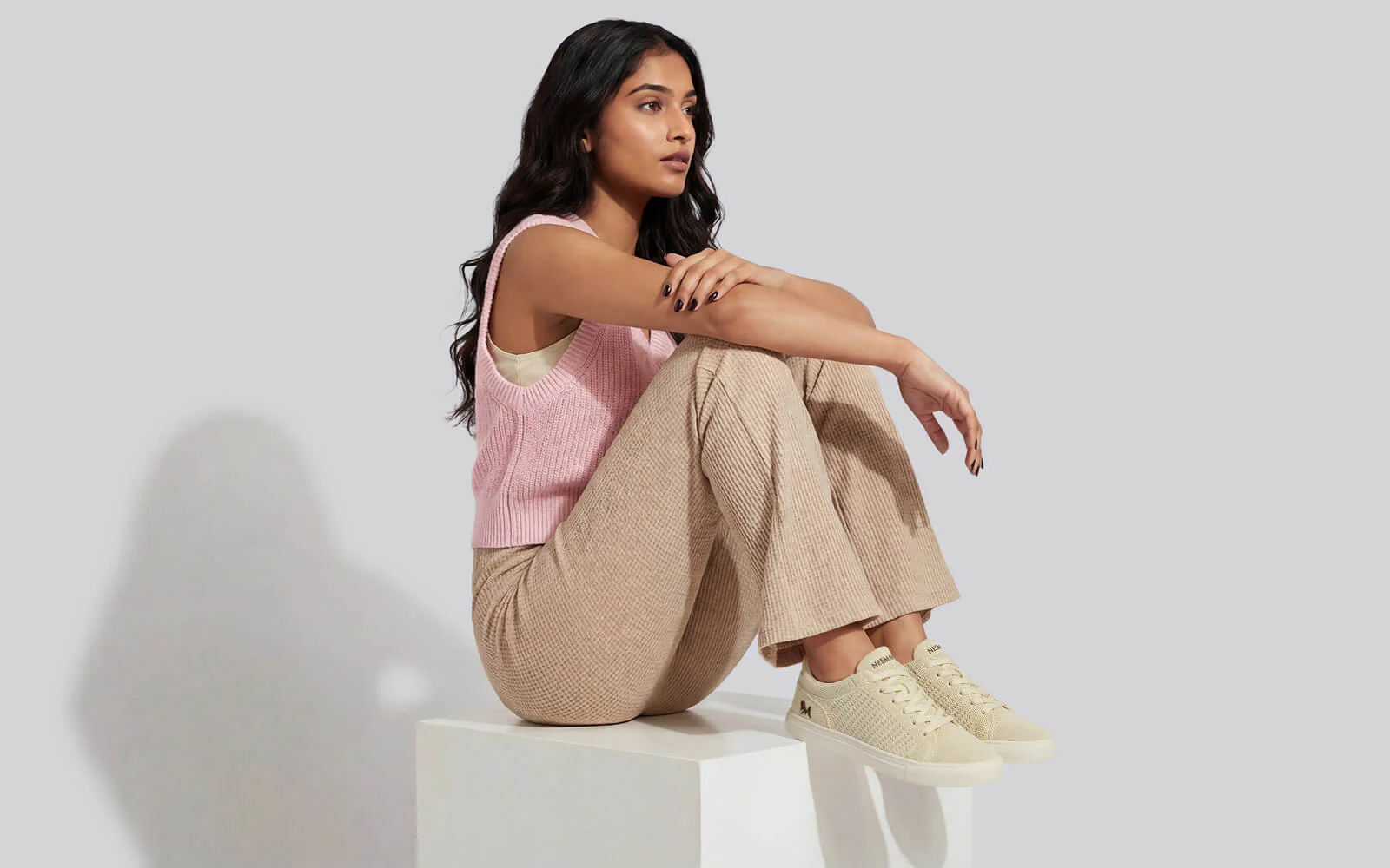 Court Sneakers For Women : Ivory - Image 8