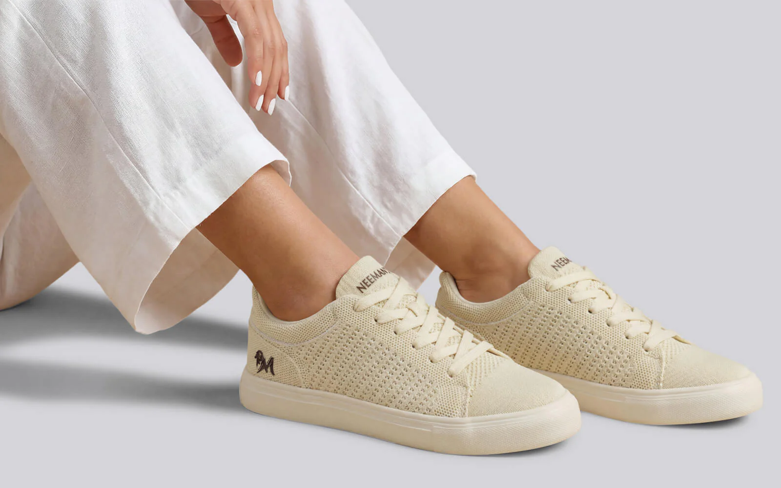 Court Sneakers For Women : Ivory - Image 9