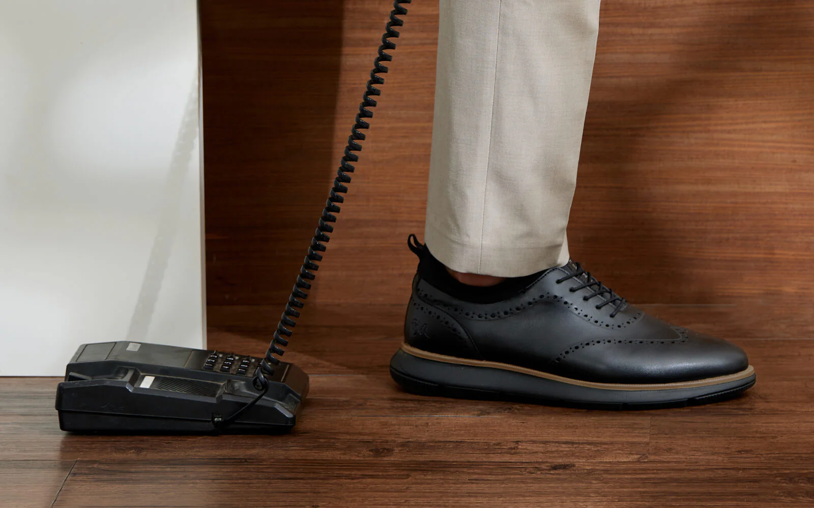 Crossover Brogues : Black - Image 5
