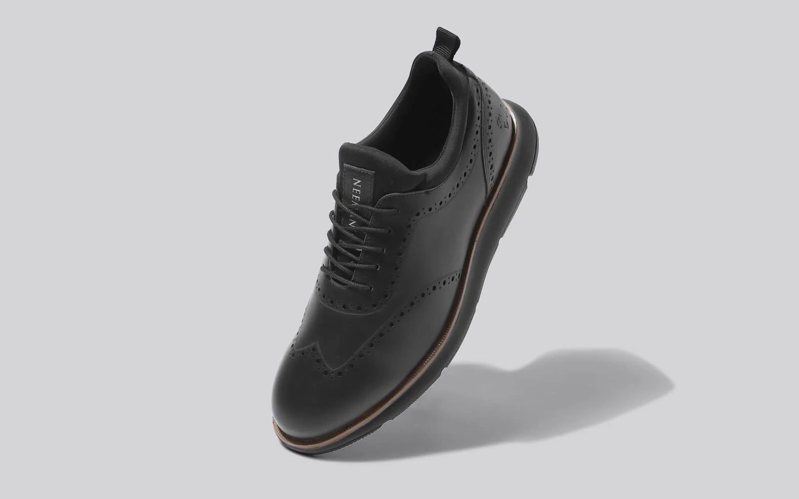 Crossover Brogues : Black - Image 6