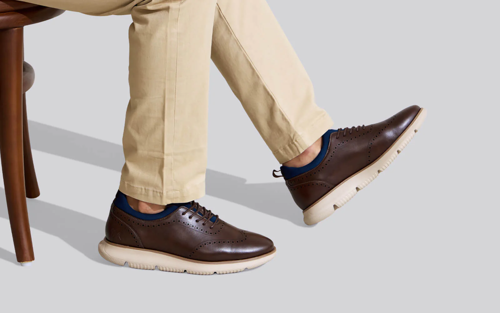 Crossover Brogues : Dark Brown - Image 8