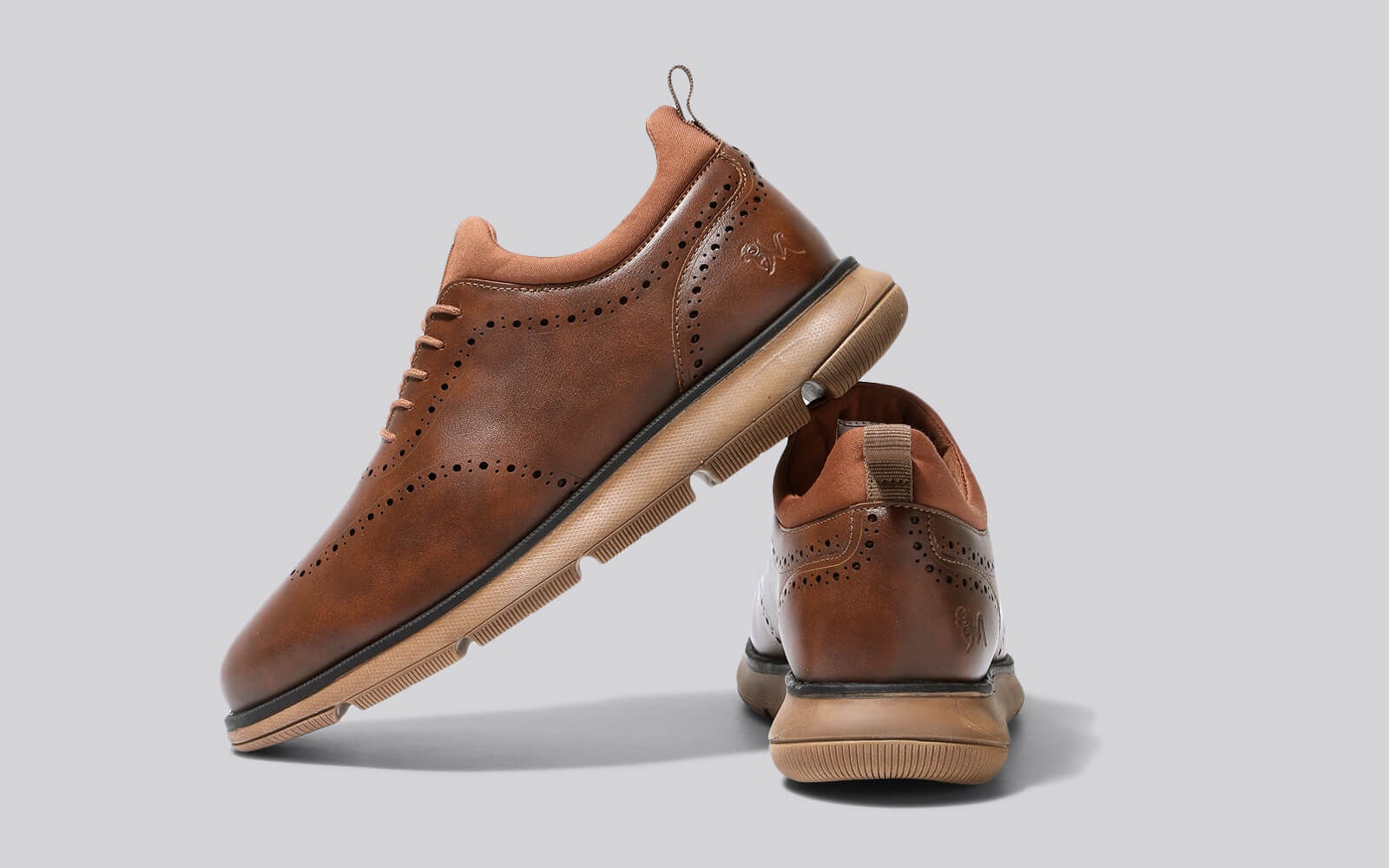 Crossover Brogues : Tan - Image 10