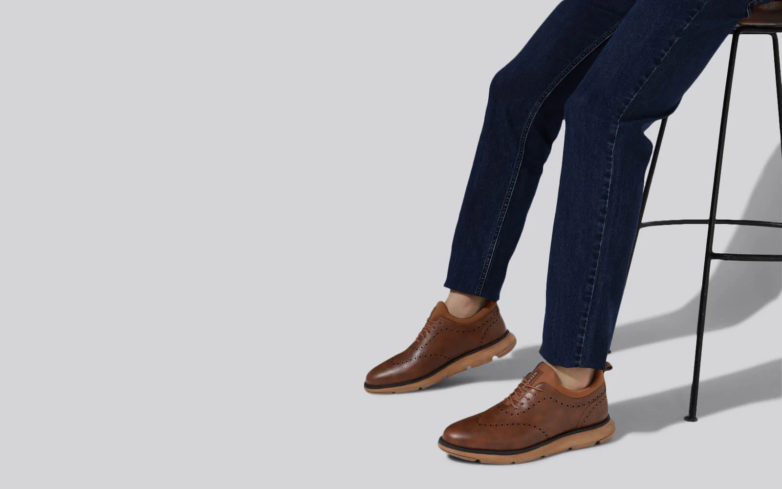 Crossover Brogues : Tan - Image 5