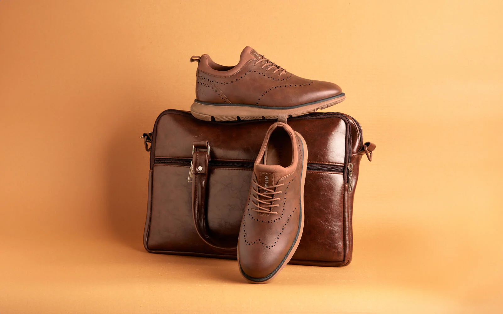 Crossover Brogues : Tan - Image 7