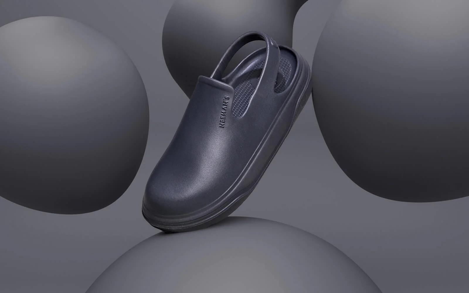 Cushers Clogs For Men : Dark Grey - Image 9